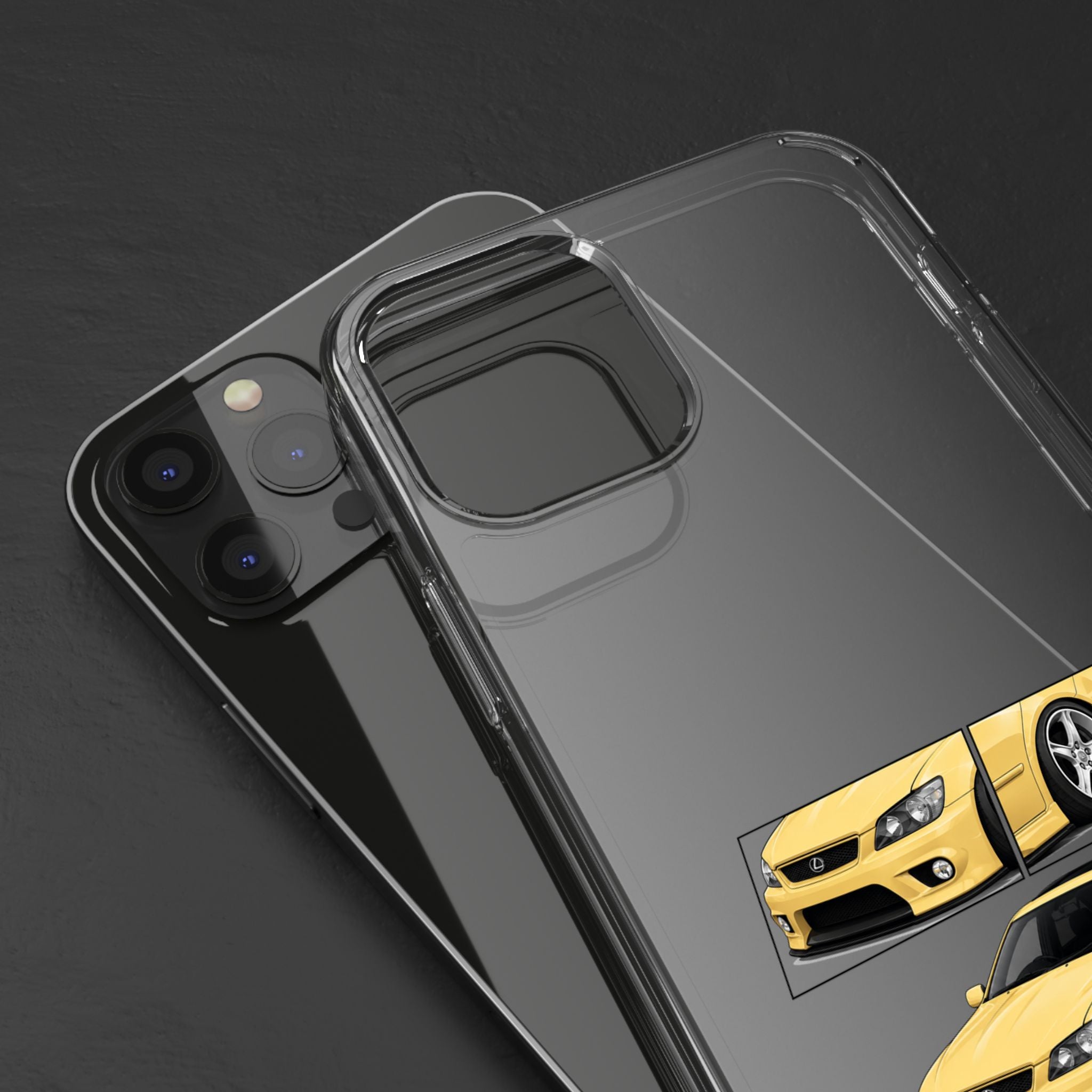 YELLOW LEXUS IS200 PHONE CASES