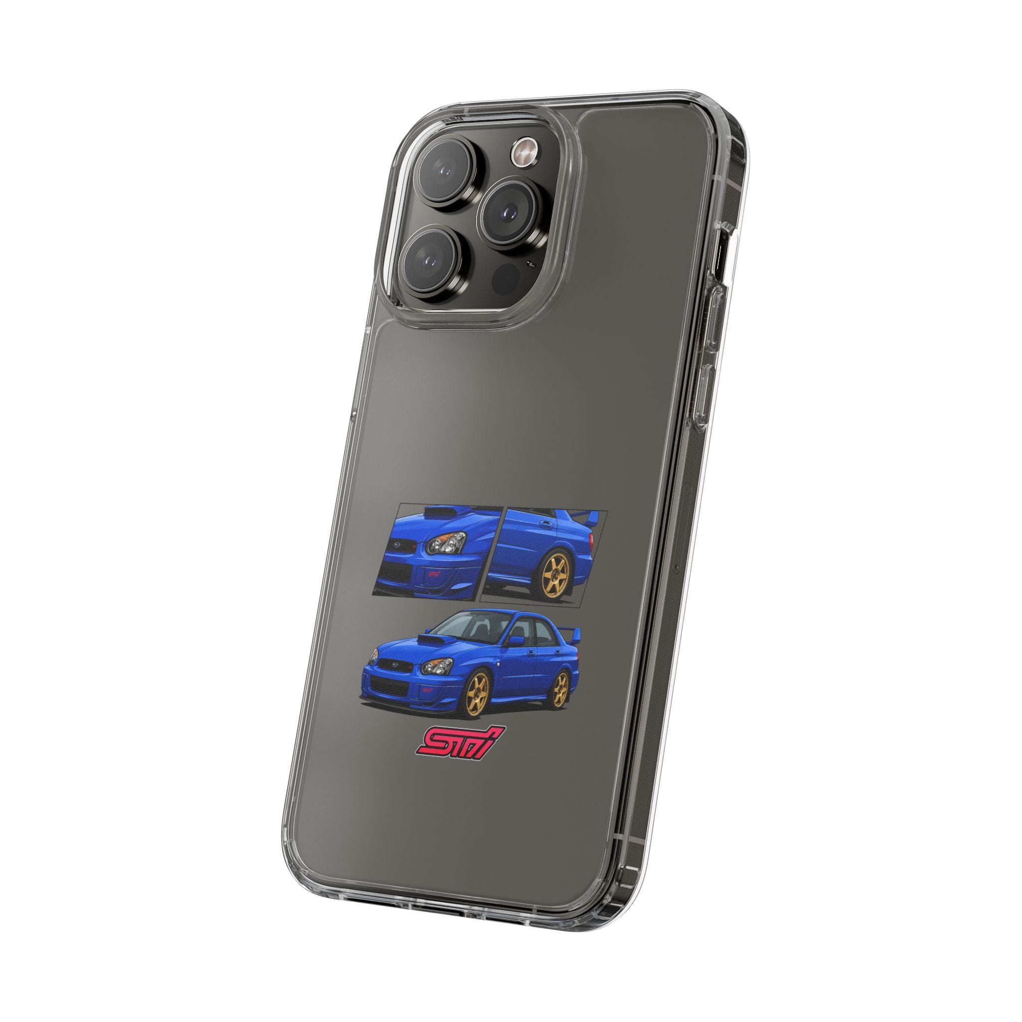 BLUE IMPREZA STI PHONE CASES