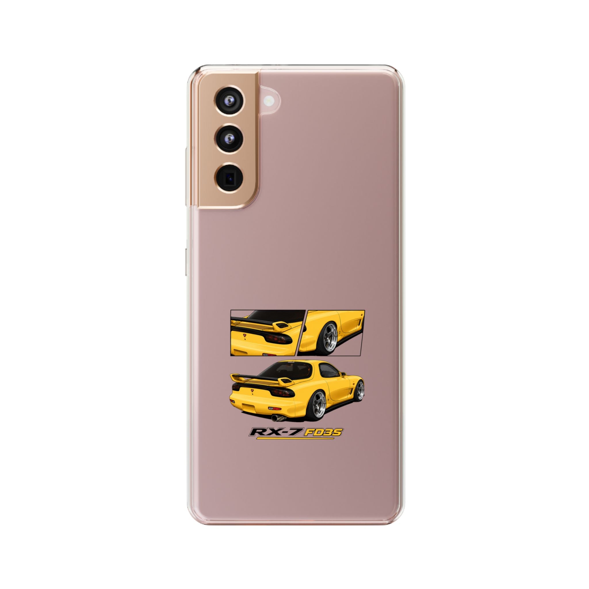 YELLOW MAZDA RX7 PHONE CASES