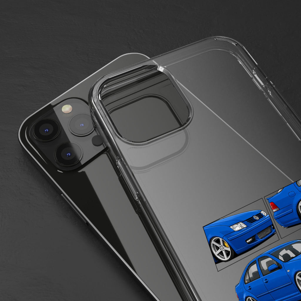 BLUE VOLKSWAGEN BORA PHONE CASES