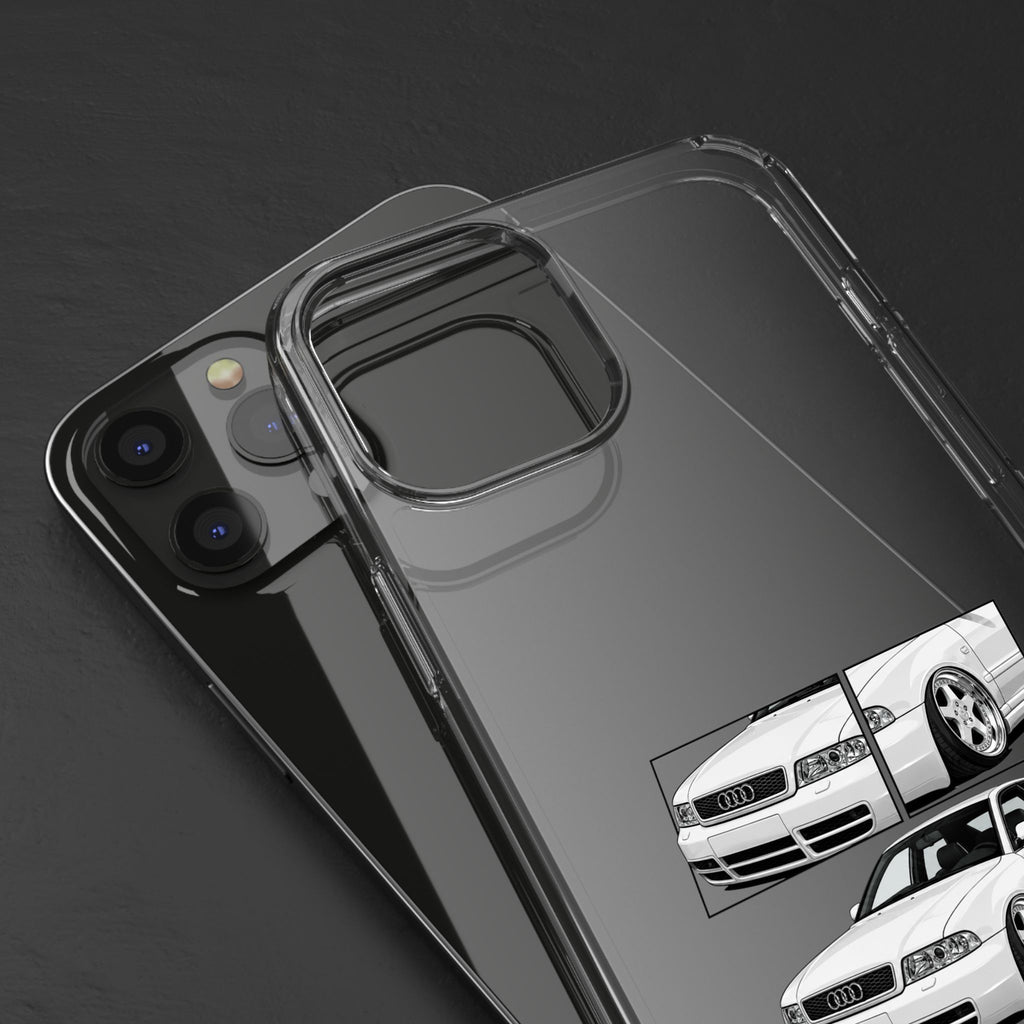 WHITE AUDI A4 B5 PHONE CASES