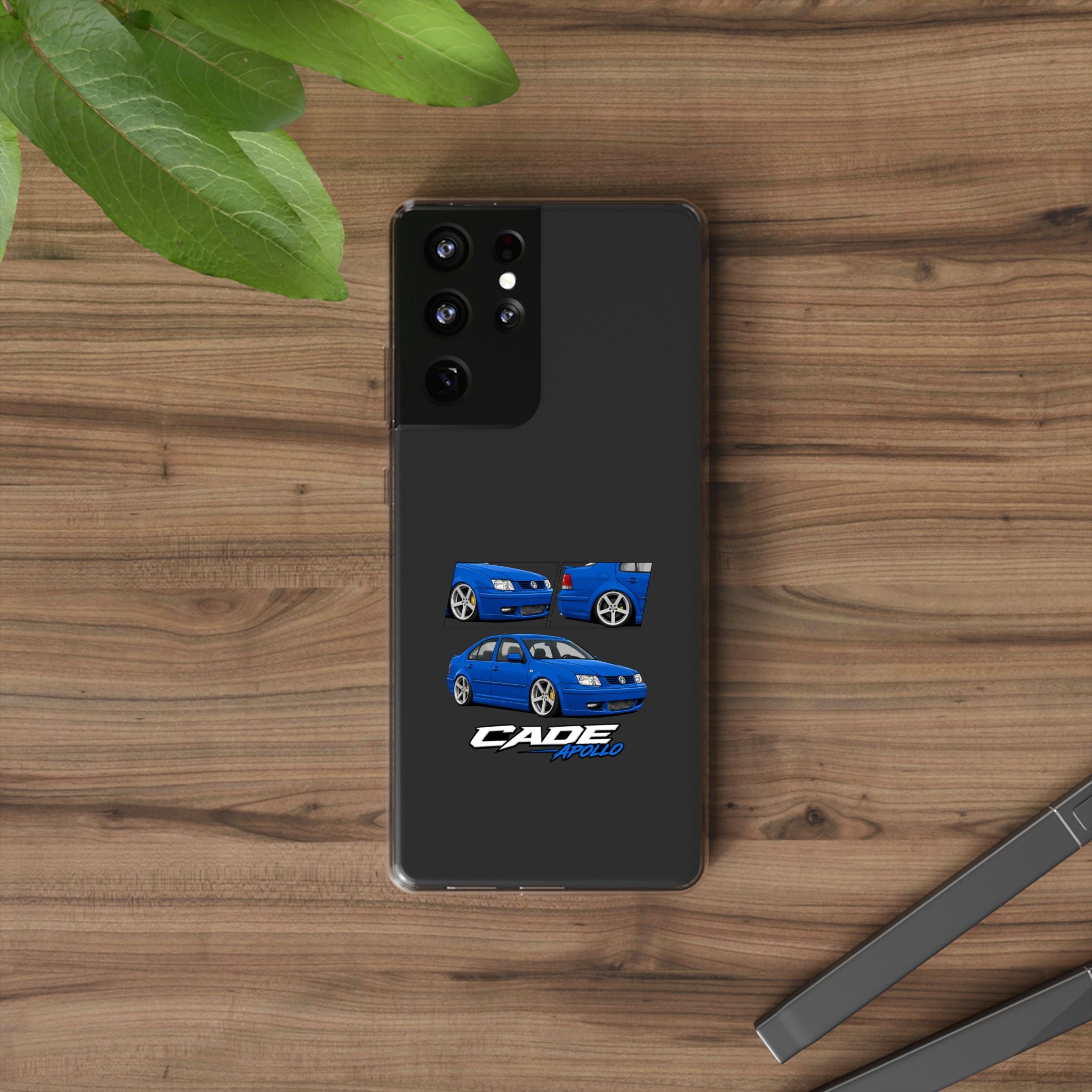 BLUE VOLKSWAGEN BORA PHONE CASES
