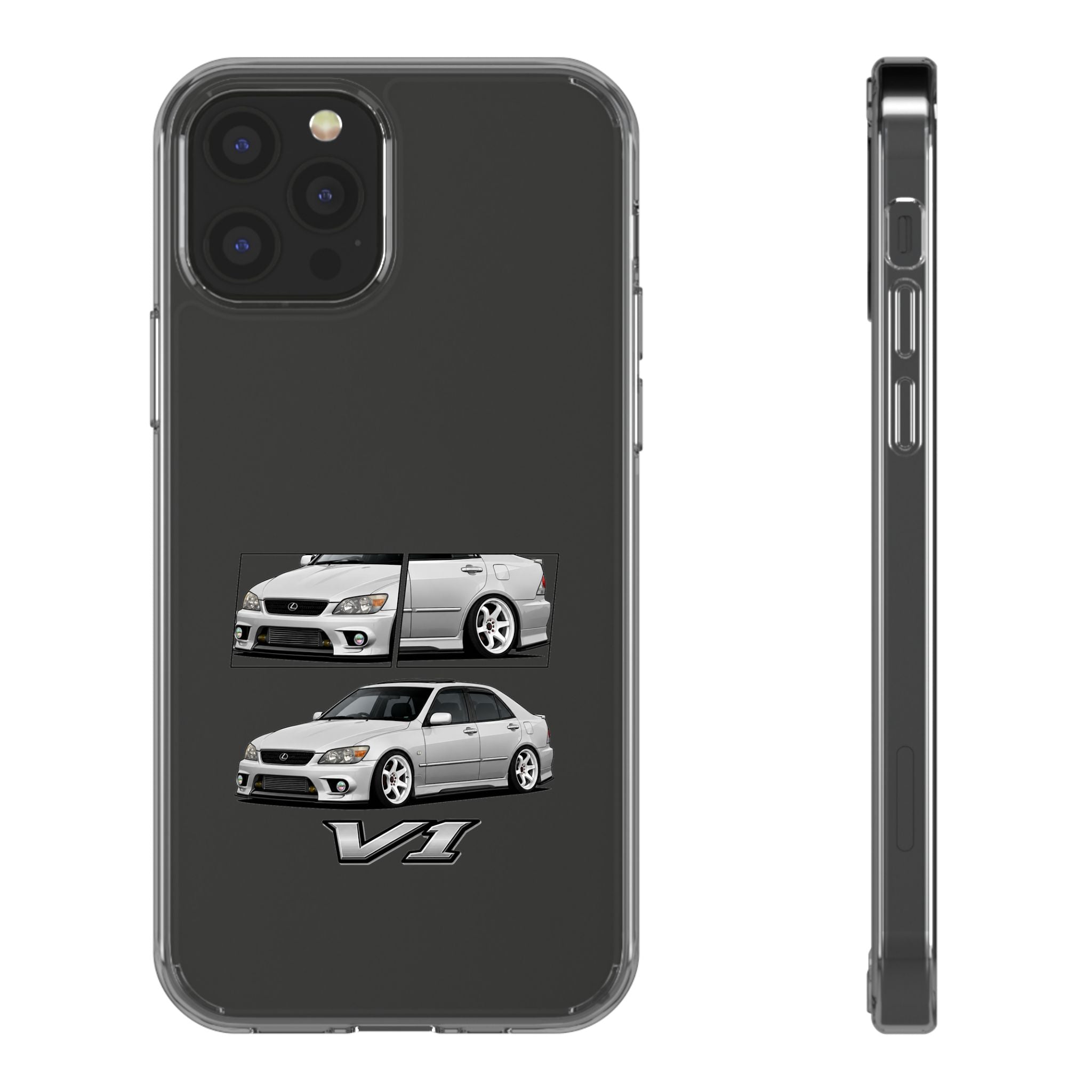 SILVER LEXUS IS200 PHONE CASES
