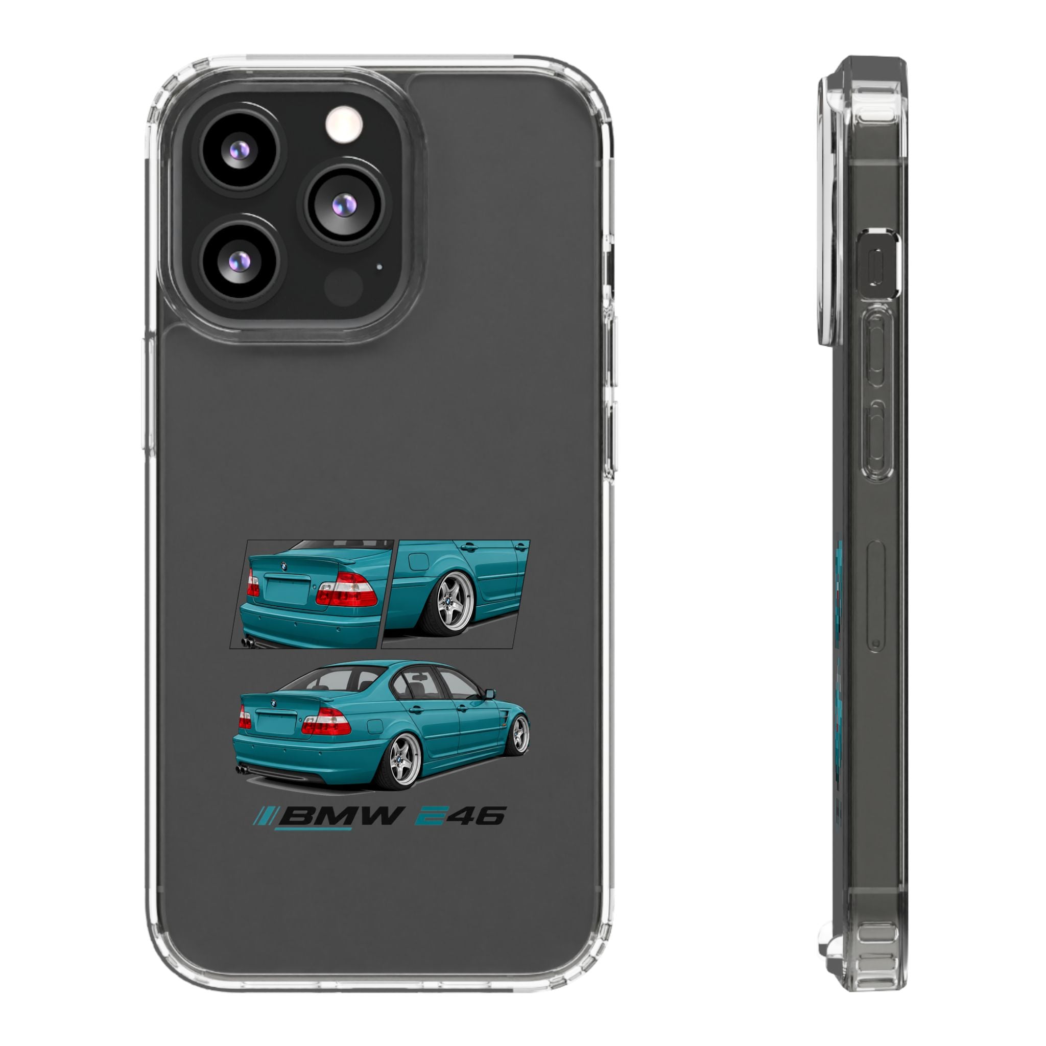 TURQUOISE BMW E46 PHONE CASES