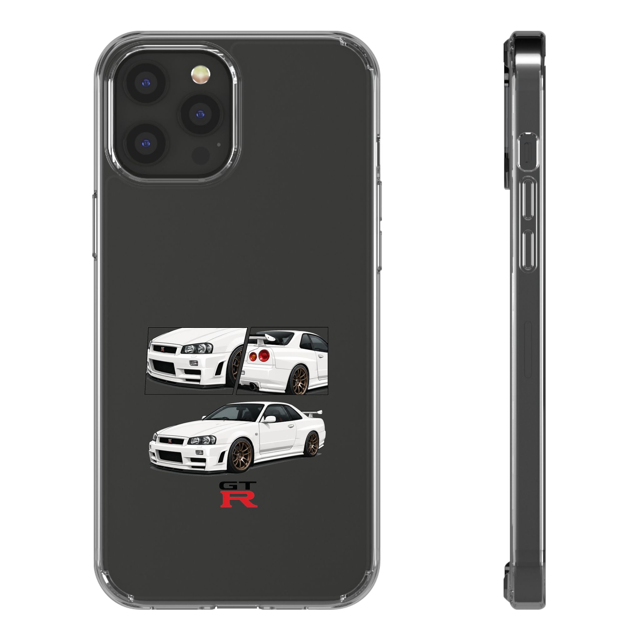 WHITE R34 GTR PHONE CASES