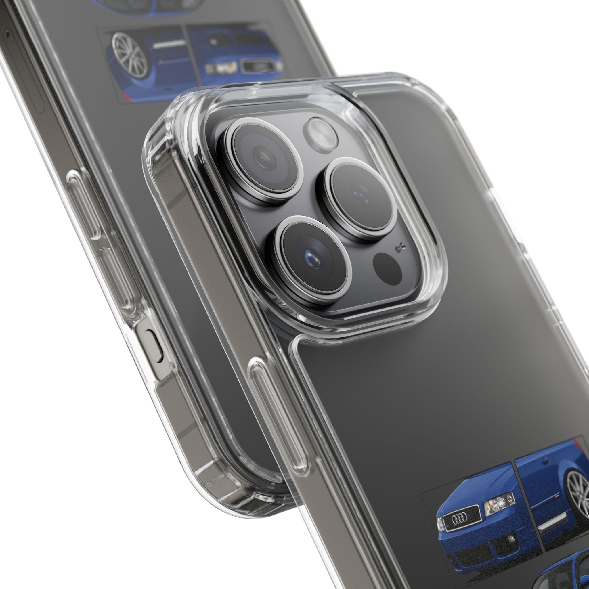 BLUE AUDI A4 B6 PHONE CASES