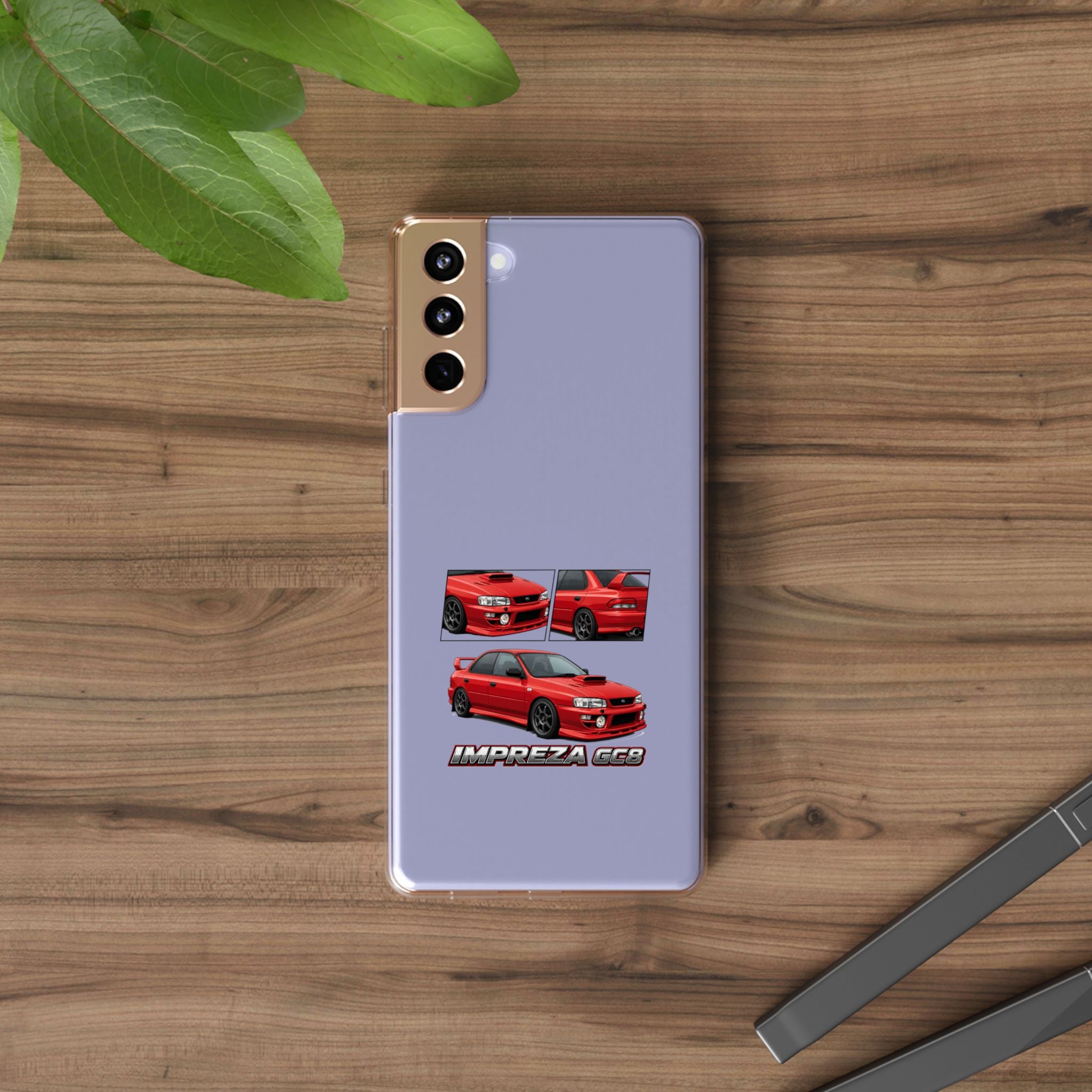 RED IMPREZA GC8 PHONE CASES