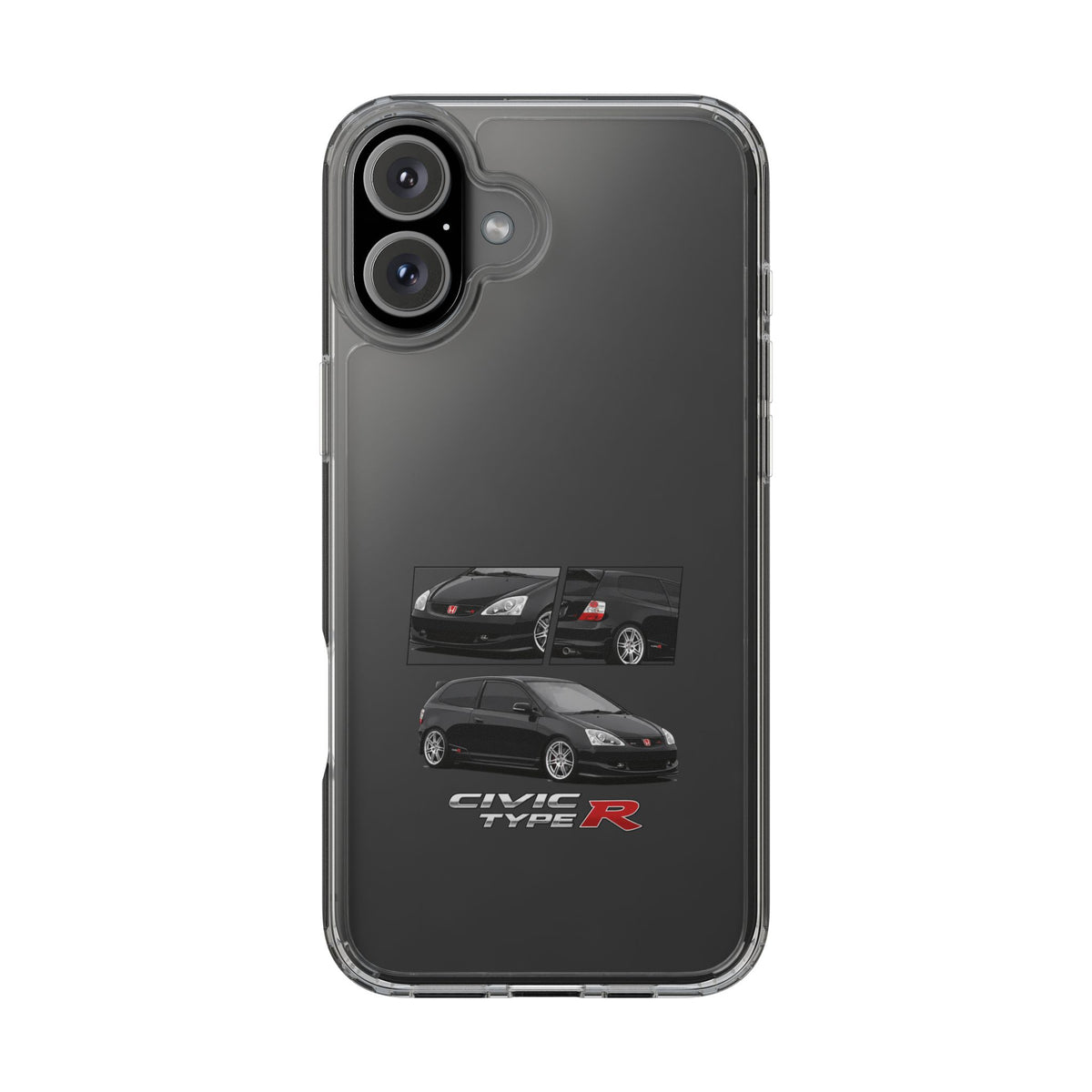 BLACK EP3 TYPE R PHONE CASES
