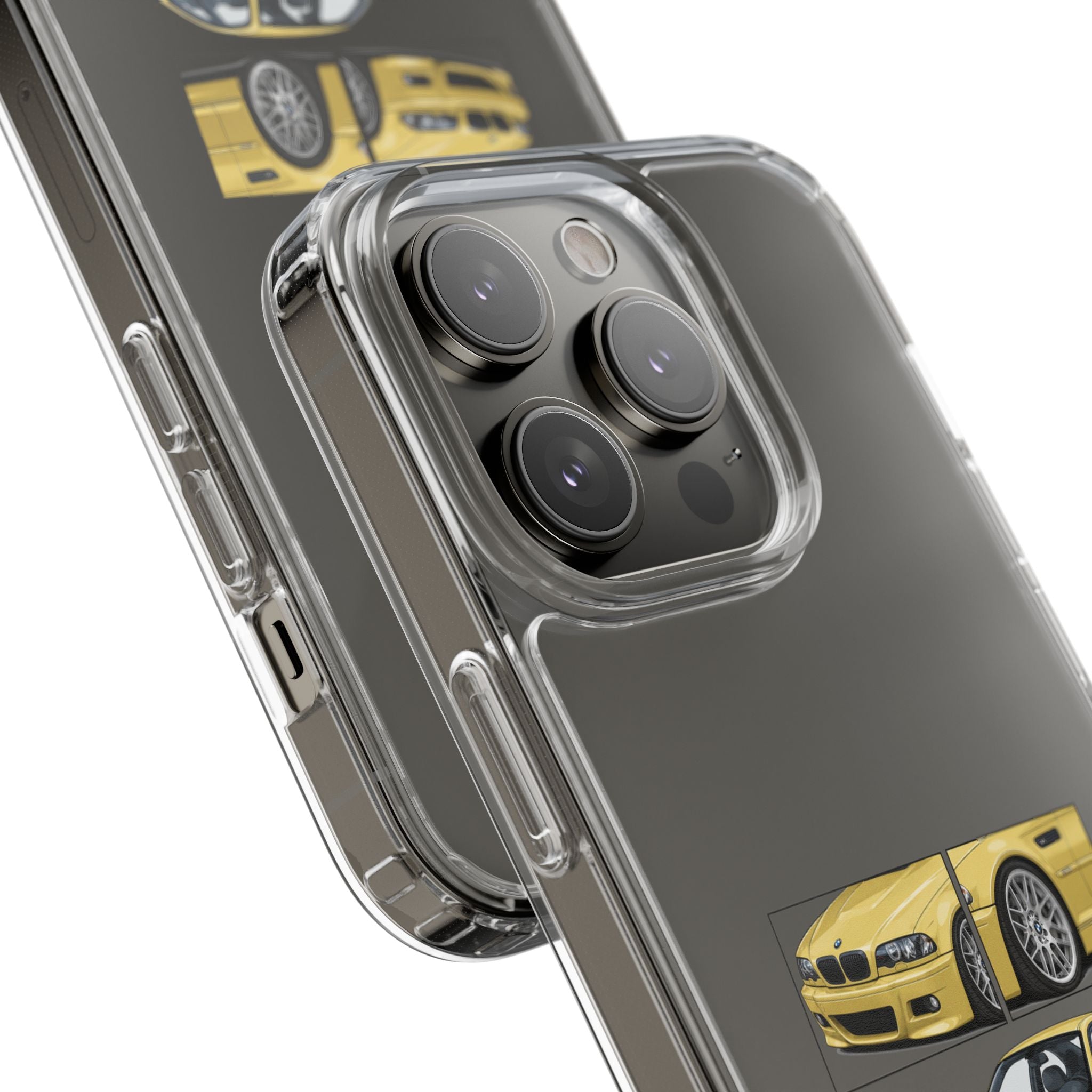 YELLOW BMW E46 PHONE CASES