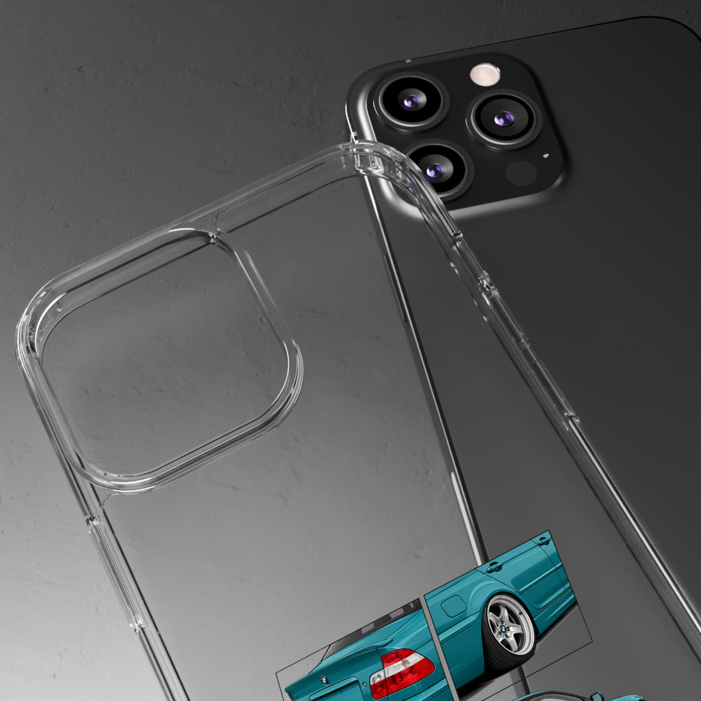 TURQUOISE BMW E46 PHONE CASES
