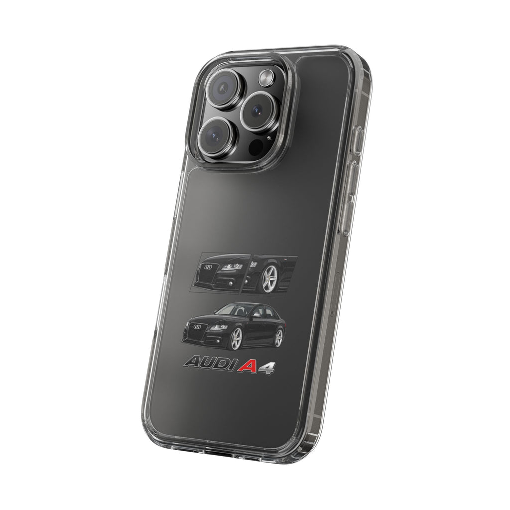 BLACK B8 AUDI A4 PHONE CASES