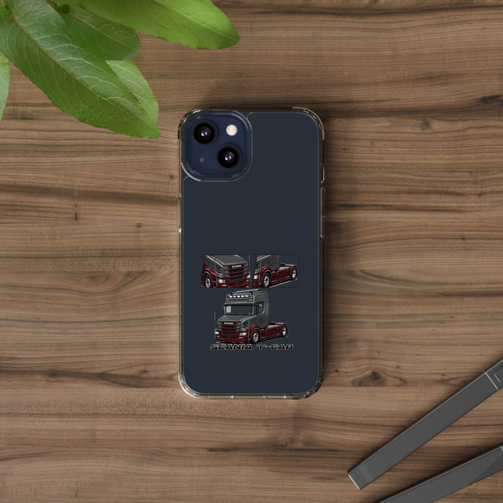 GREYBURGANDY SCANIA T-CAB PHONE CASES