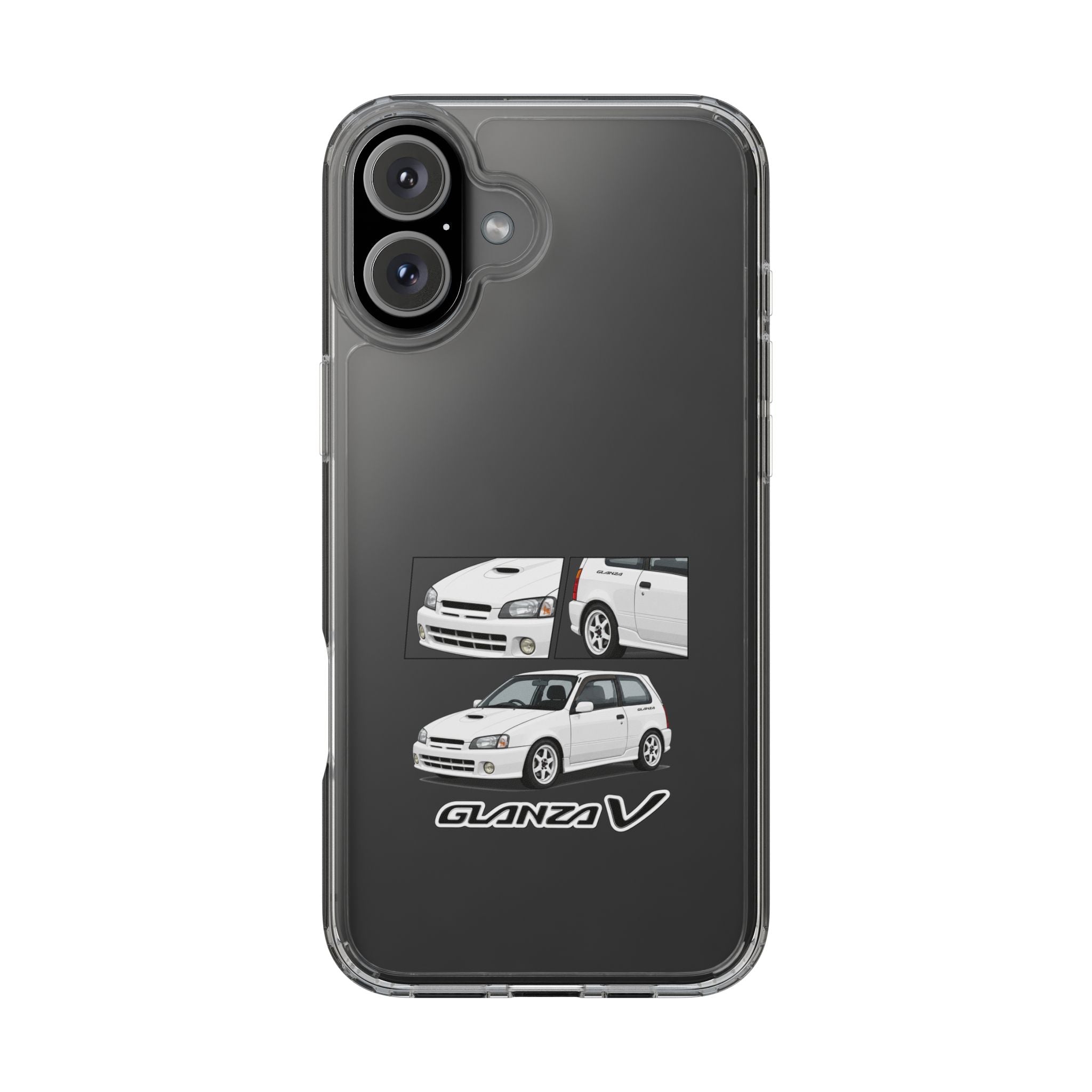 WHITE TOYOTA GLANZA PHONE CASES