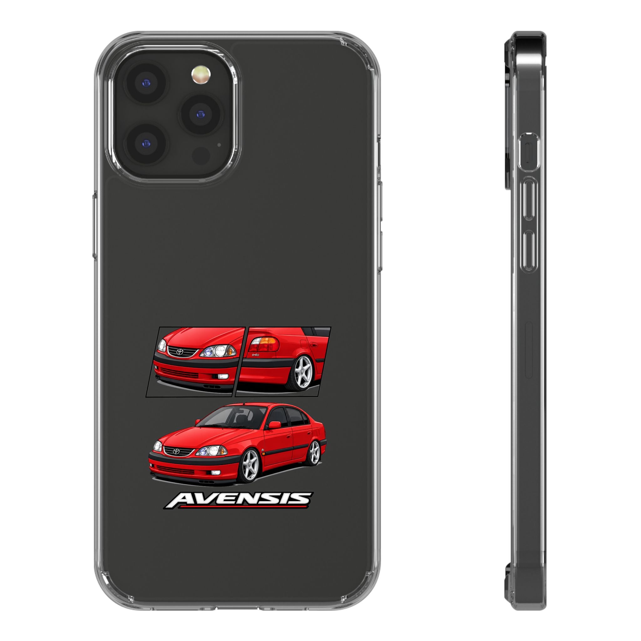 RED TOYOTA AVENSIS PHONE CASES