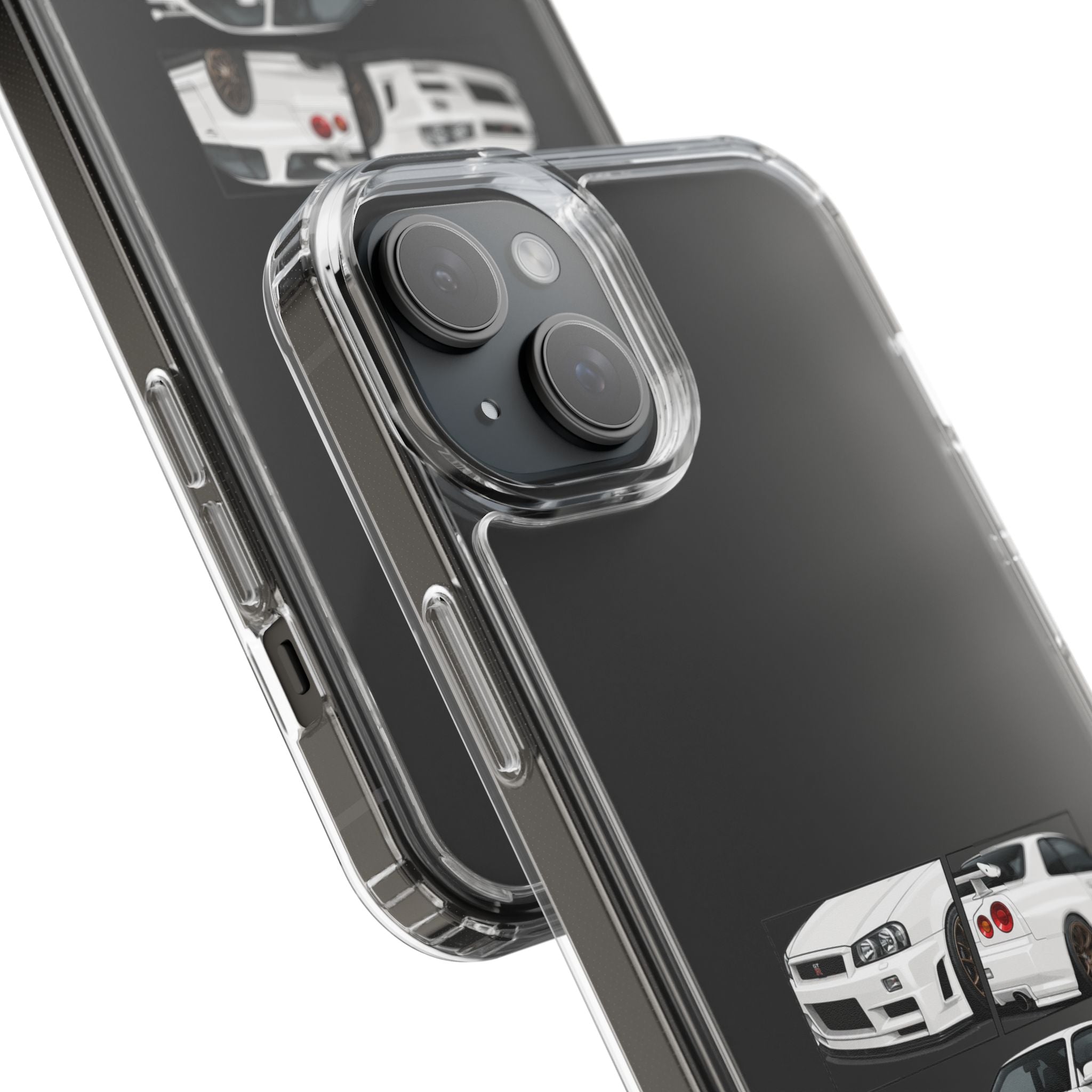WHITE R34 GTR PHONE CASES