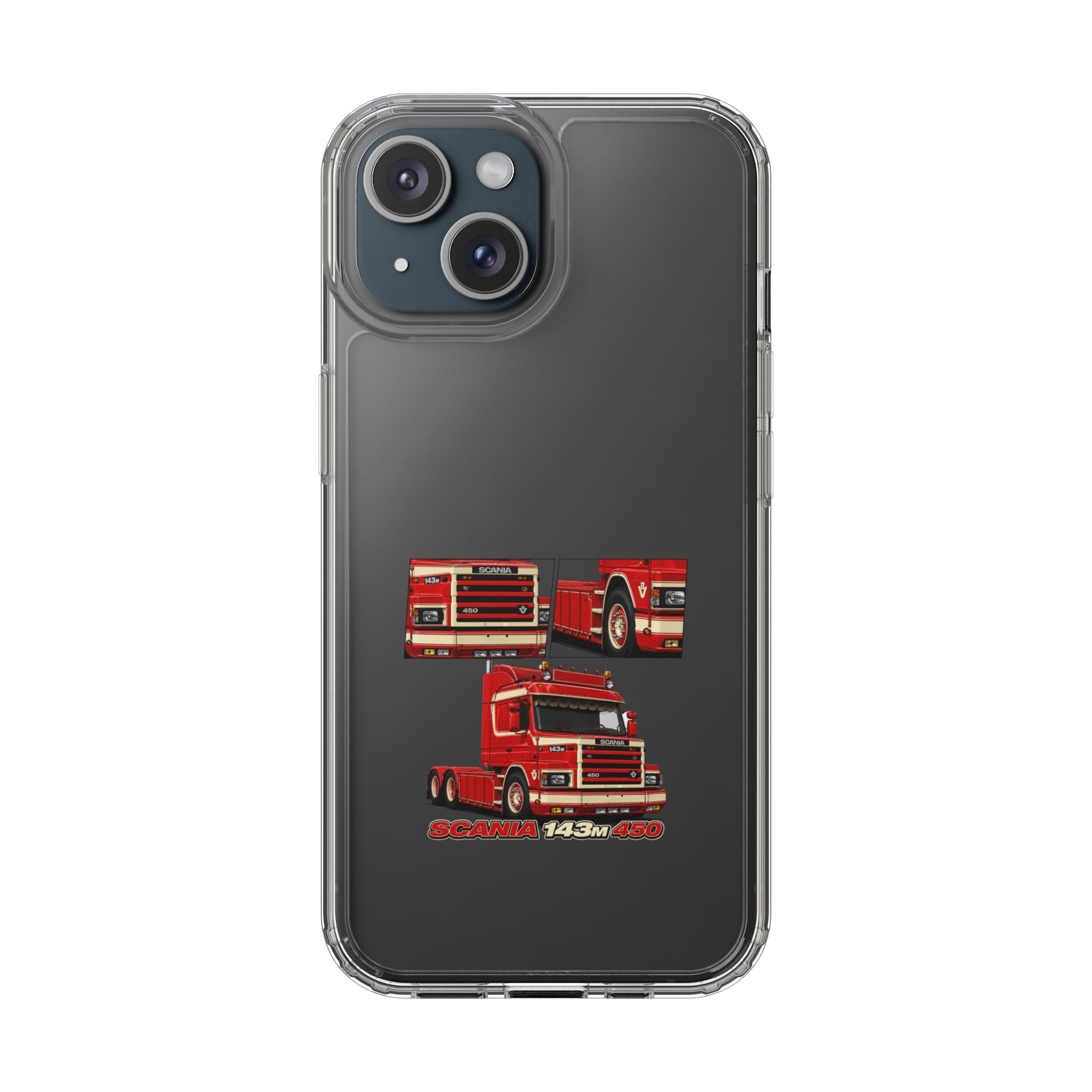 RED SCANIA 450 143M PHONE CASES
