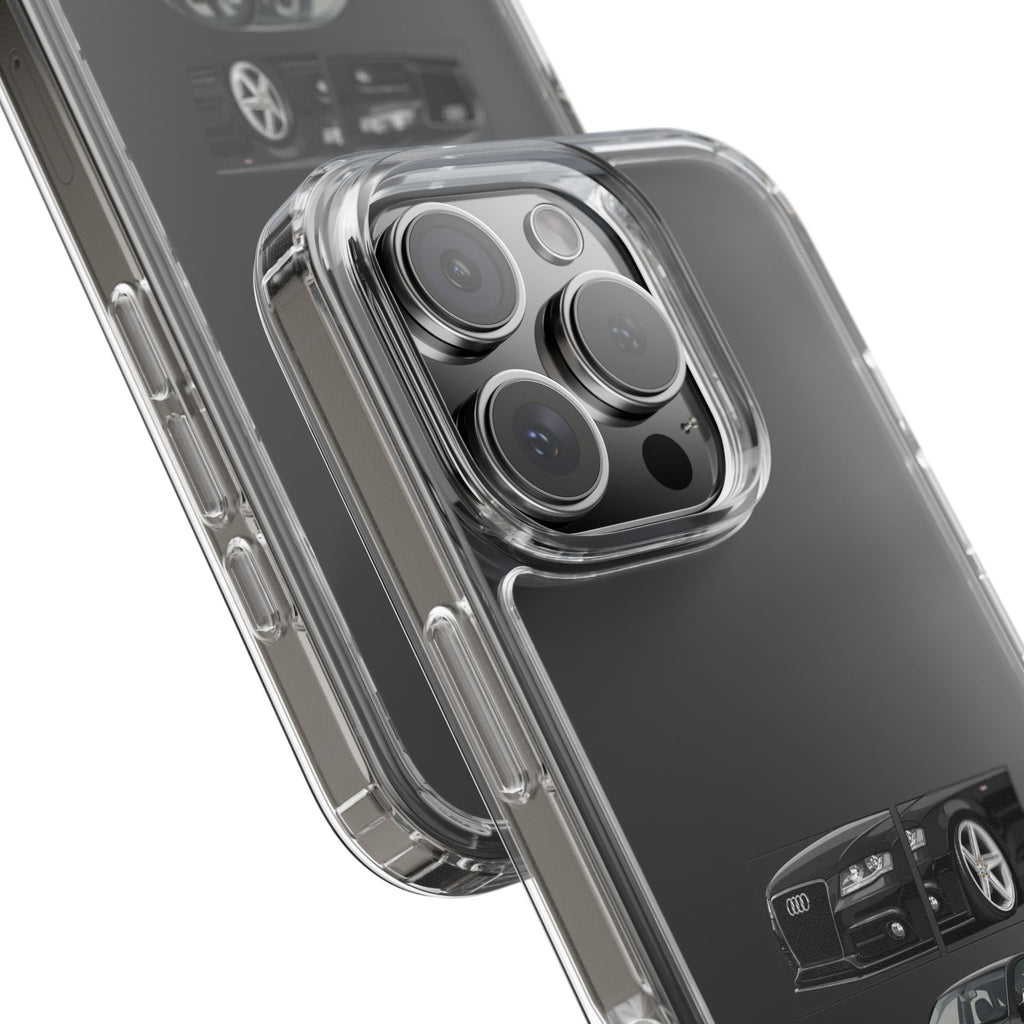 BLACK B8 AUDI A4 PHONE CASES