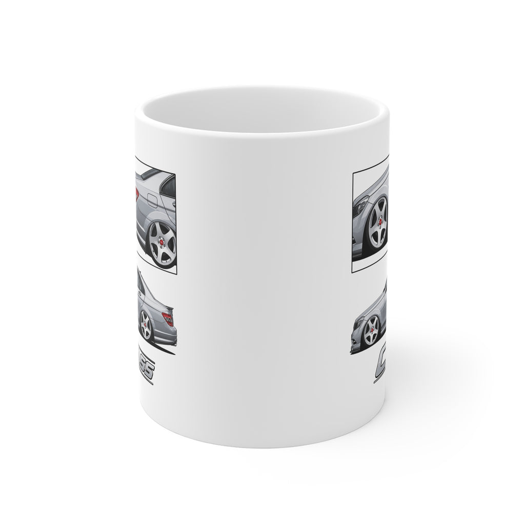 SILVER MERC C-CLASS MUG