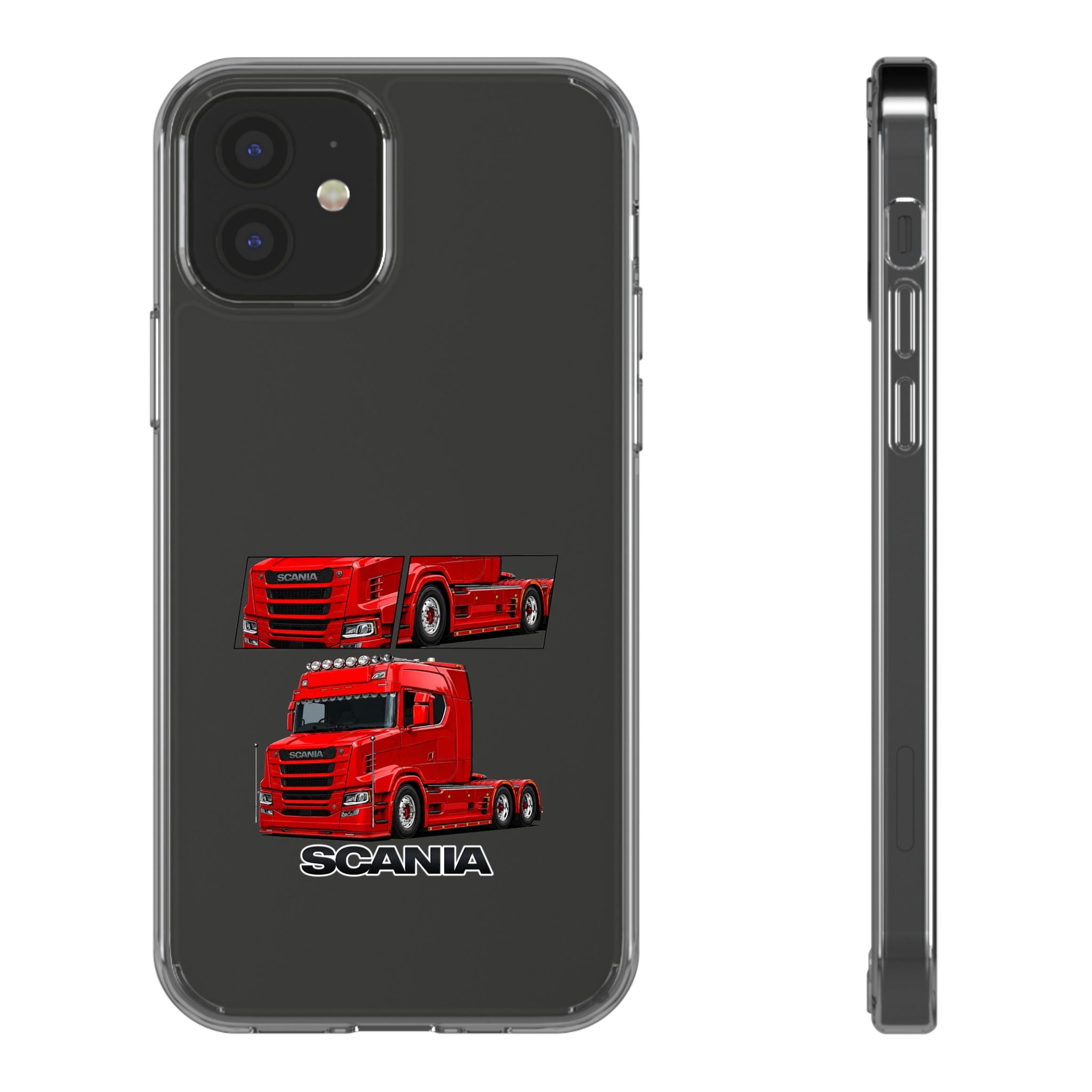 RED SCANIA T-CAB PHONE CASES