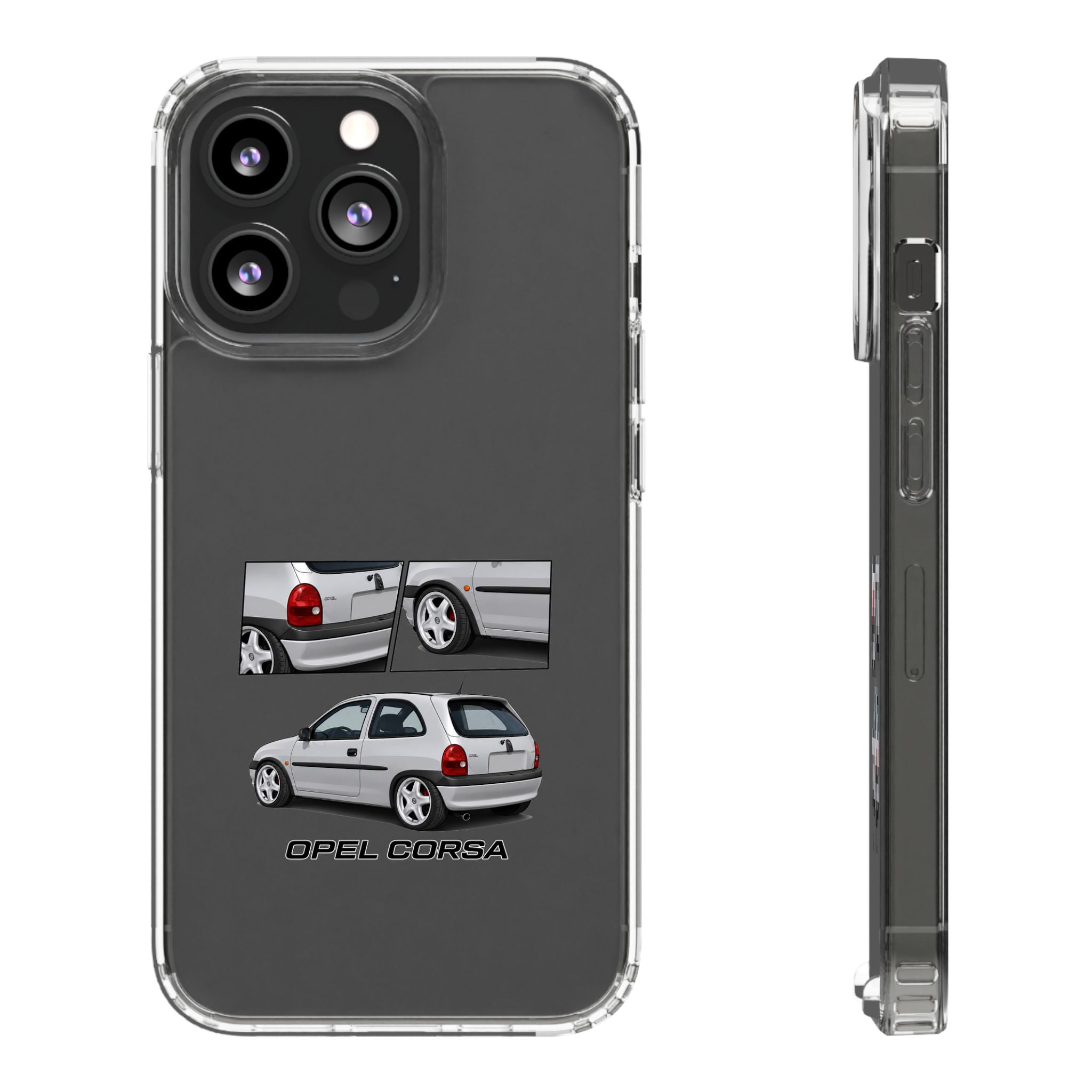 SILVER CORSA B PHONE CASES