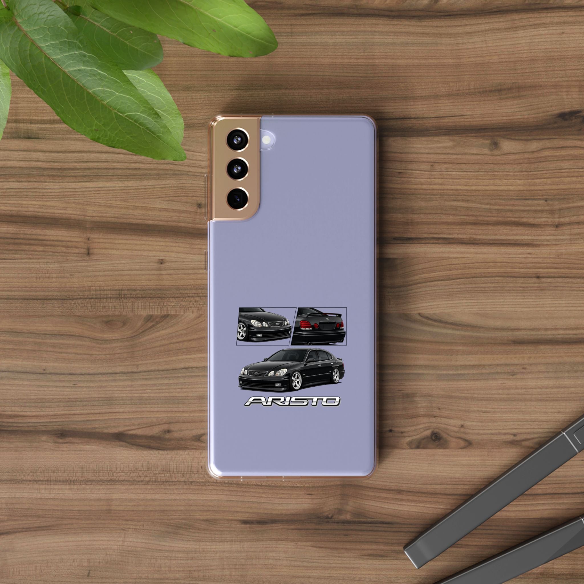 BLACK TOYOTA ARISTO PHONE CASES