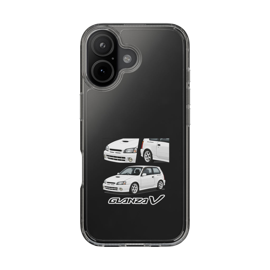 WHITE TOYOTA GLANZA PHONE CASES