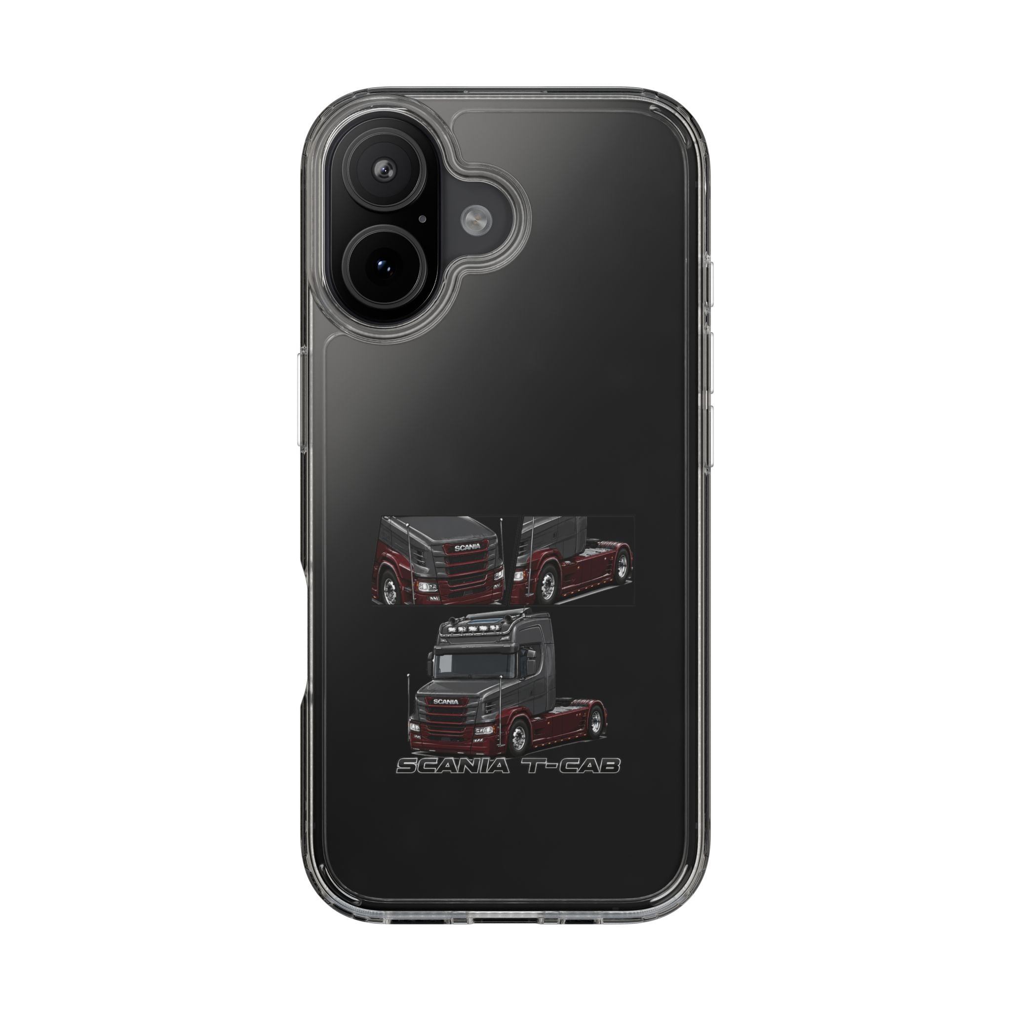 GREYBURGANDY SCANIA T-CAB PHONE CASES