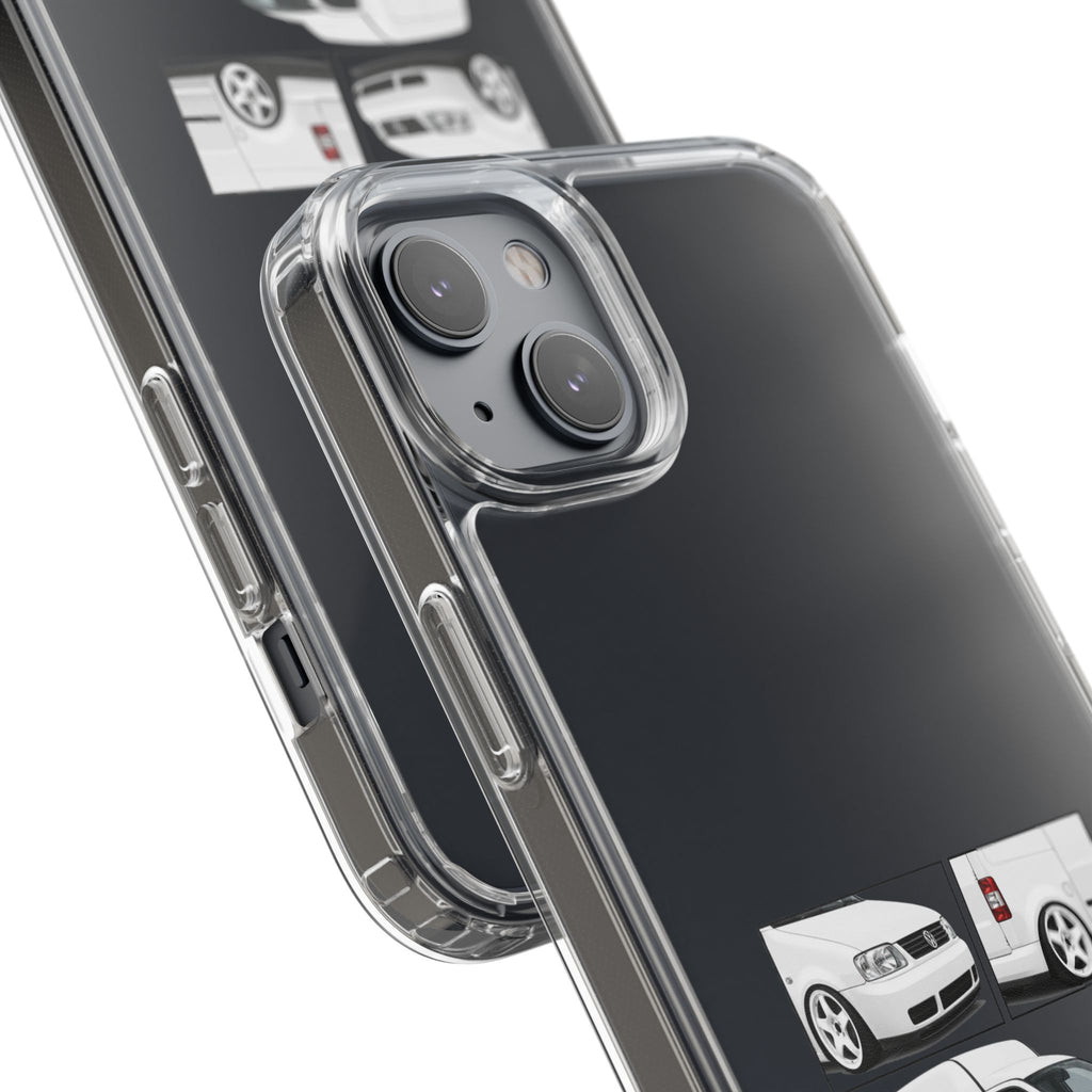 WHITE VW CADDY PHONE CASES