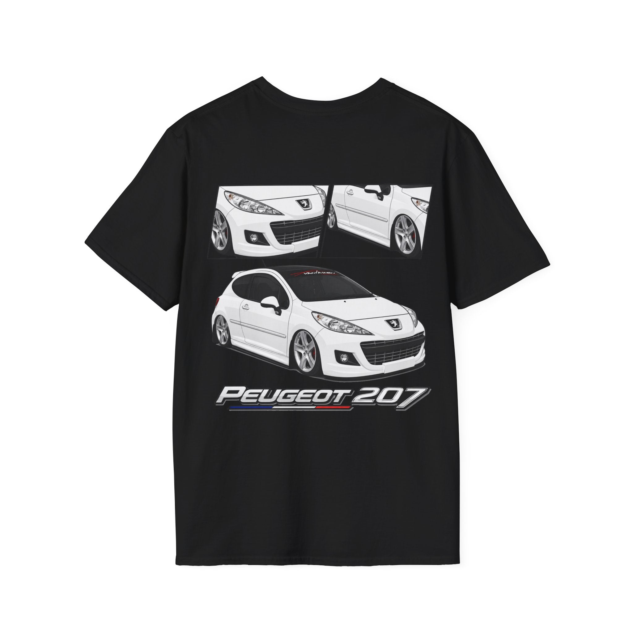 WHITE PEUGEOT 207 T-SHIRT