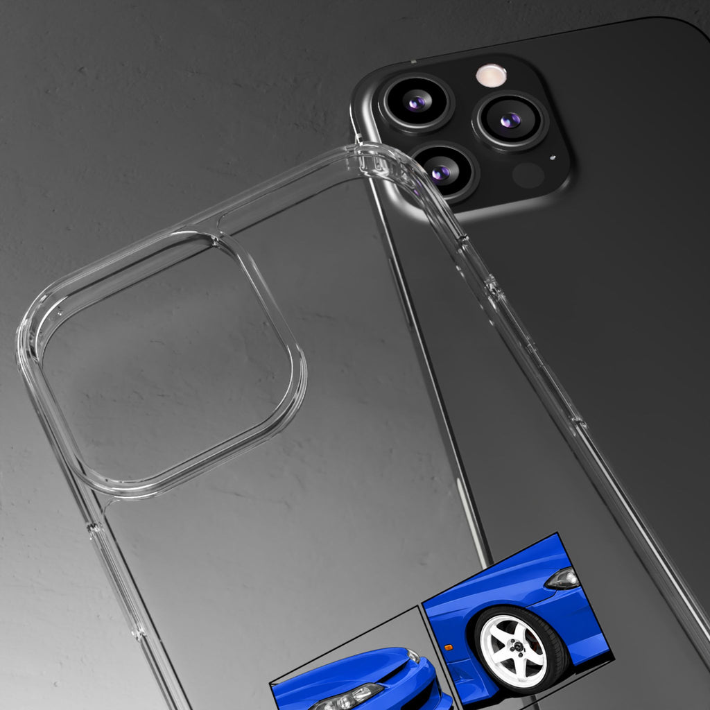 BLUE NISSAN S15 PHONE CASES