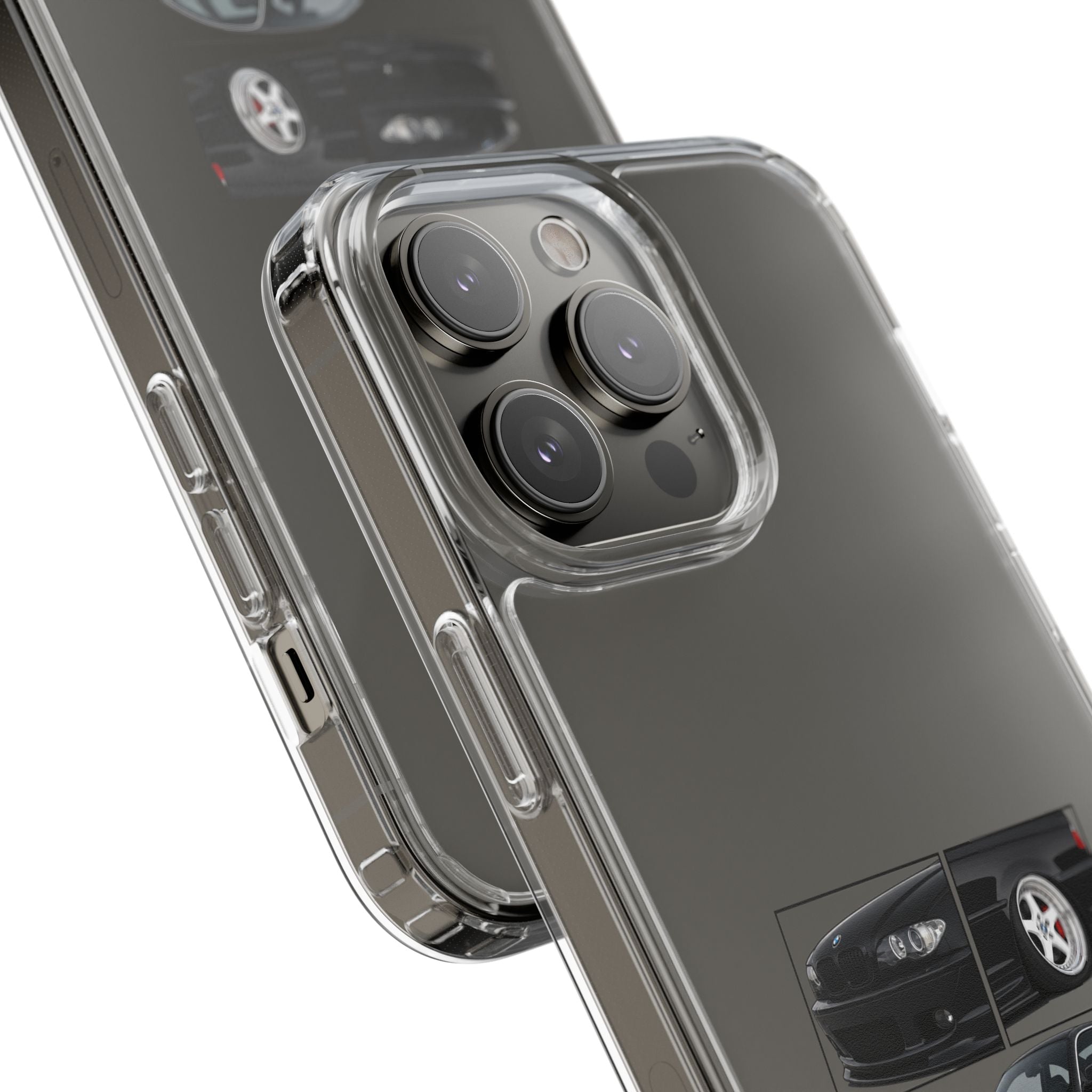 BLACK BMW E46 PHONED CASES