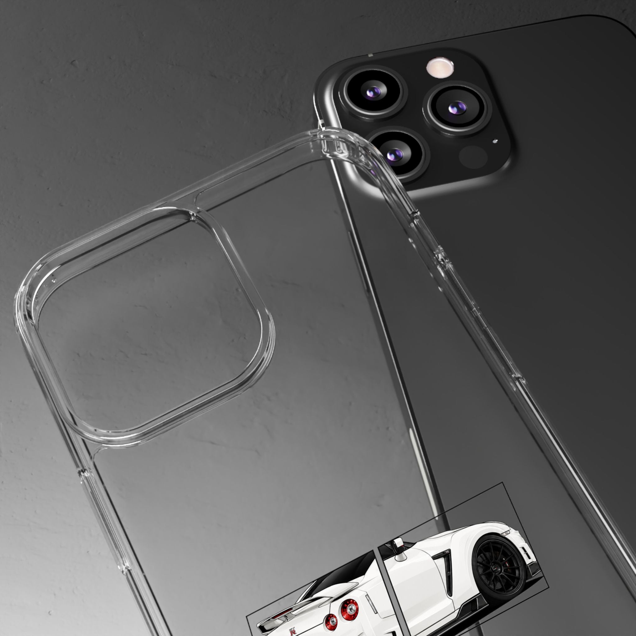 WHITE NISSAN GTR PHONE CASES