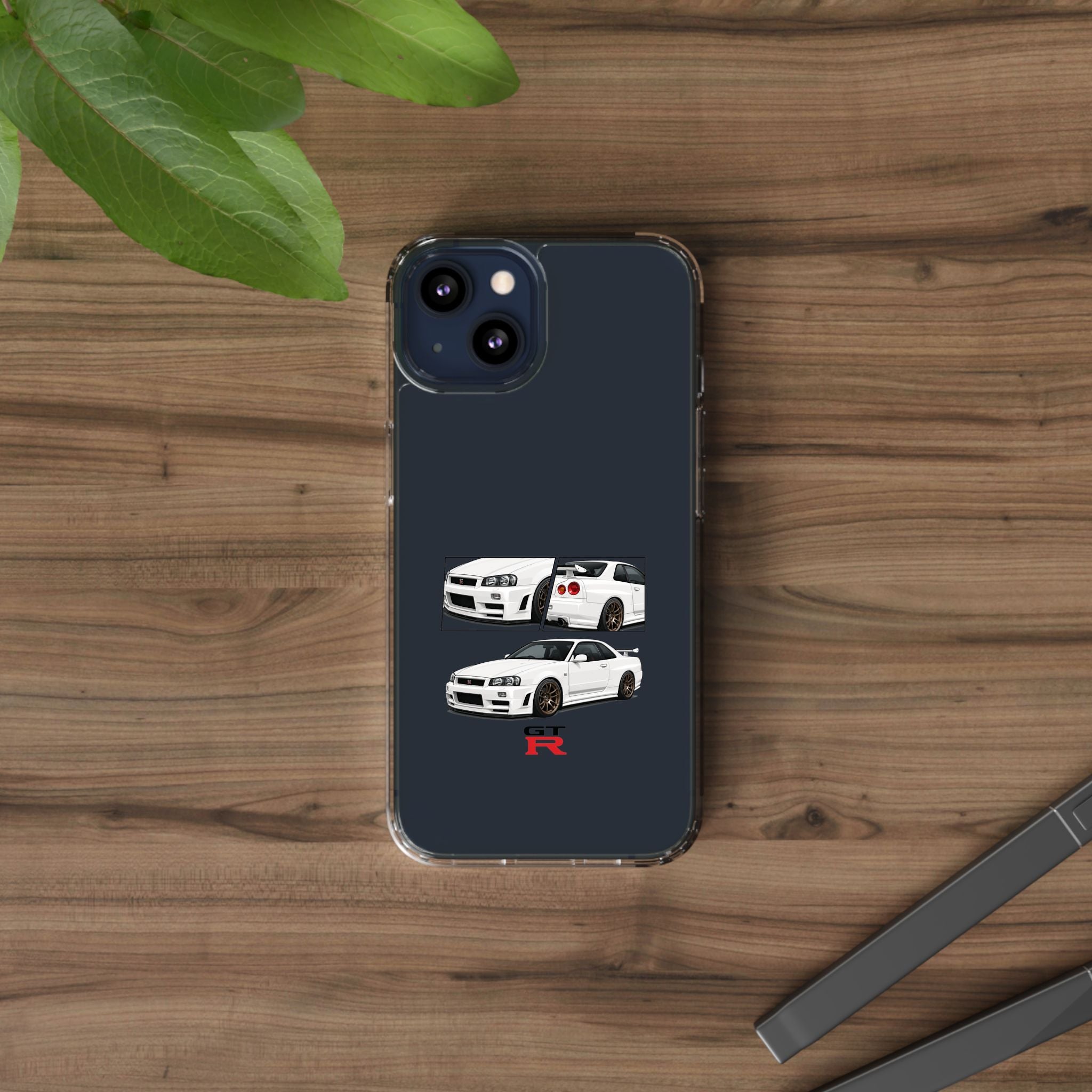 WHITE R34 GTR PHONE CASES