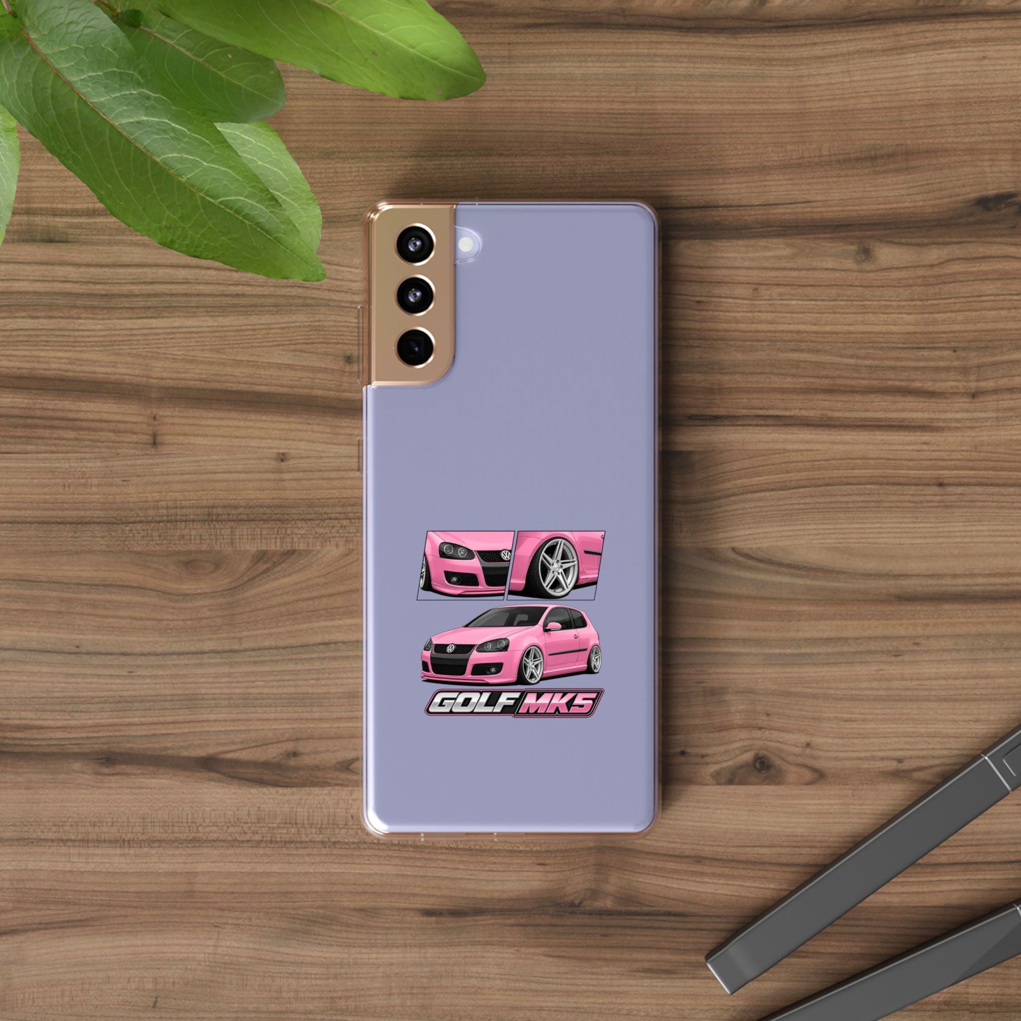 PINK MK5 GOLF PHONE CASE