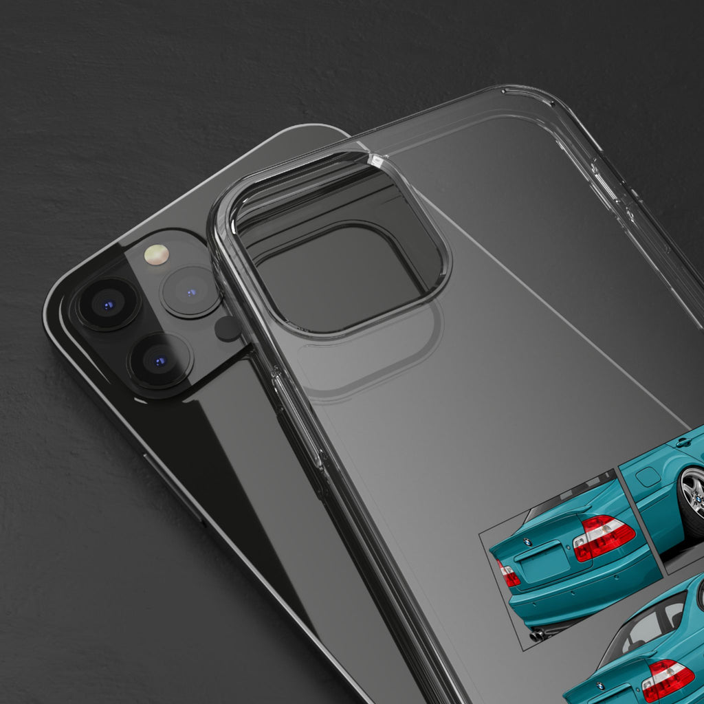 TURQUOISE BMW E46 PHONE CASES