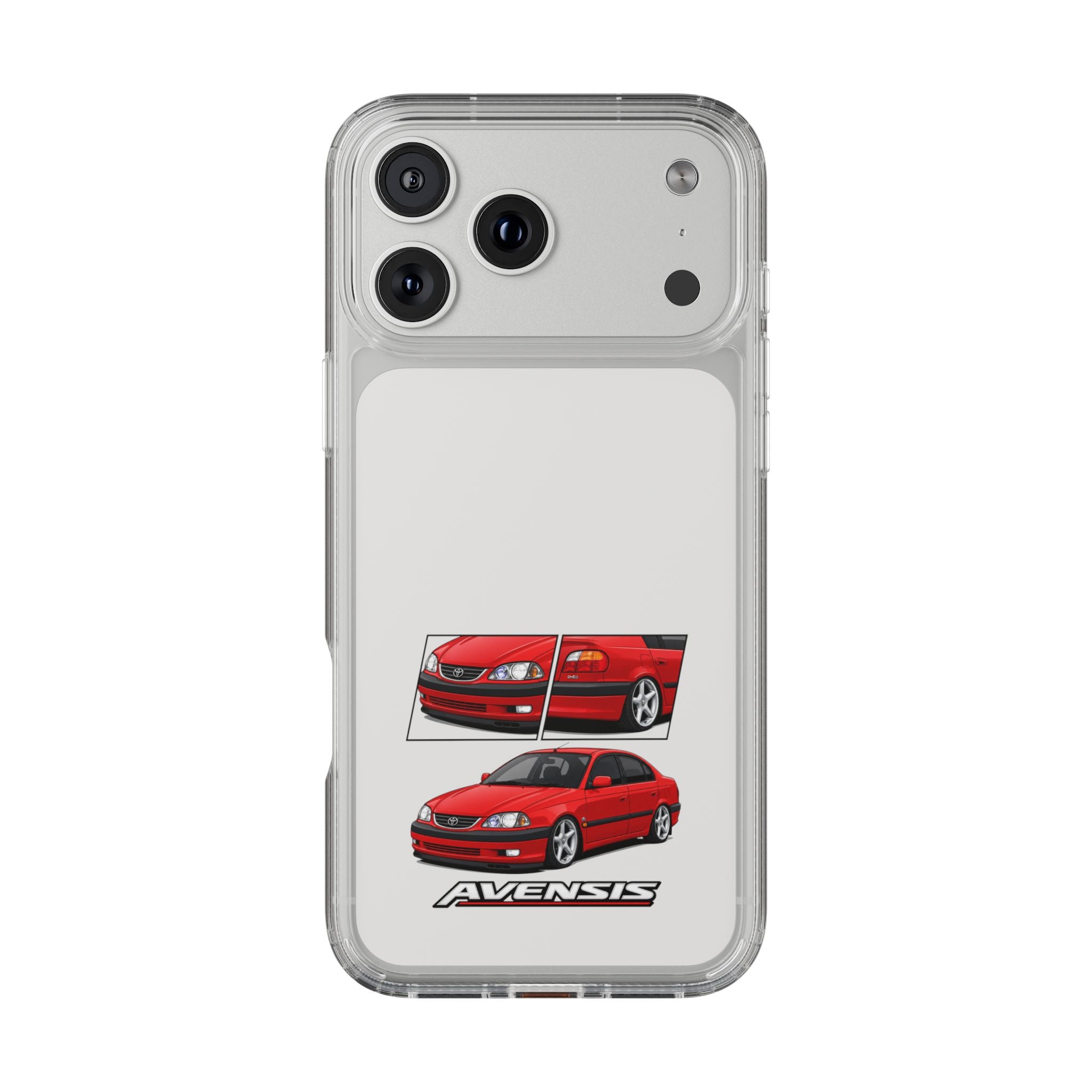 RED TOYOTA AVENSIS PHONE CASES