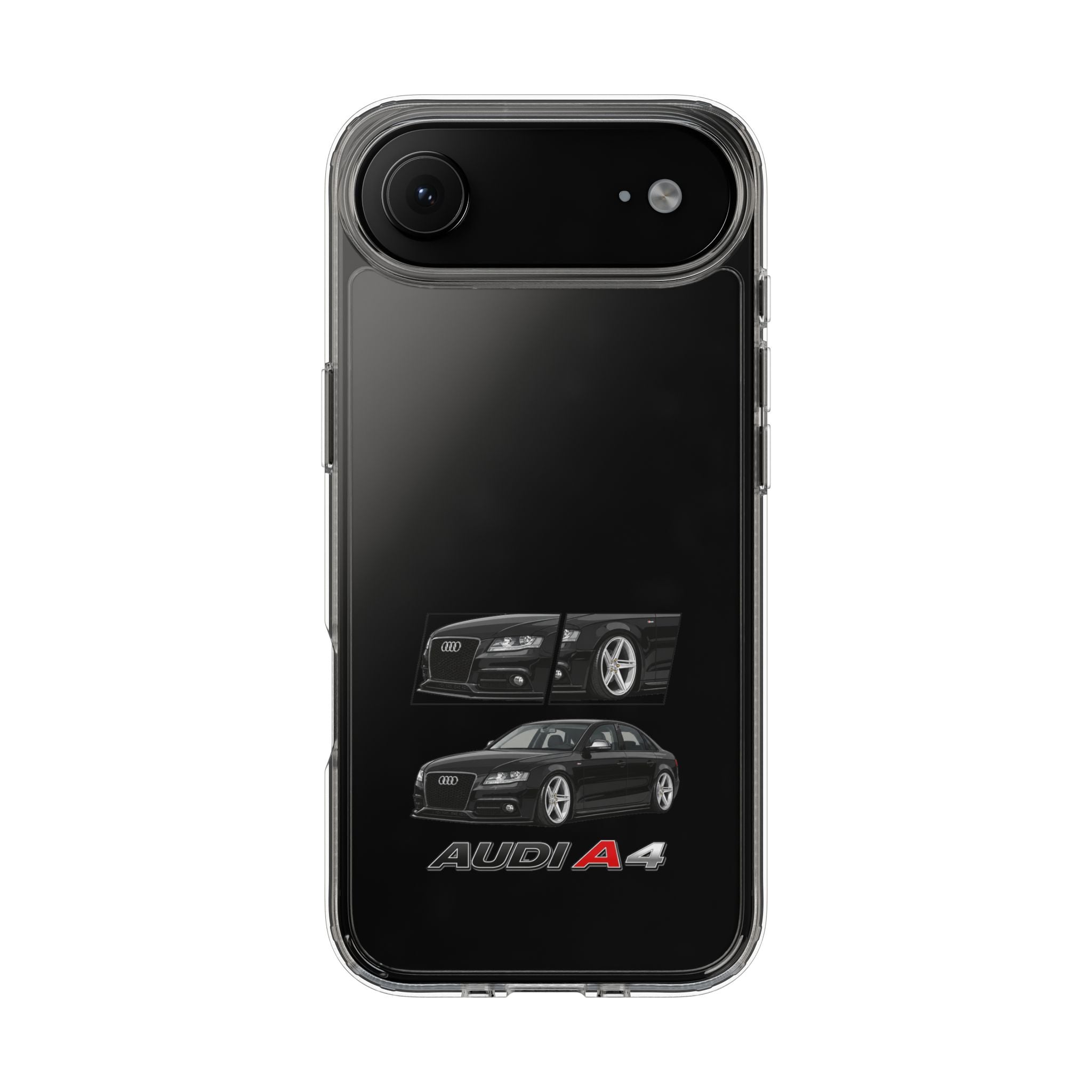 BLACK B8 AUDI A4 PHONE CASES