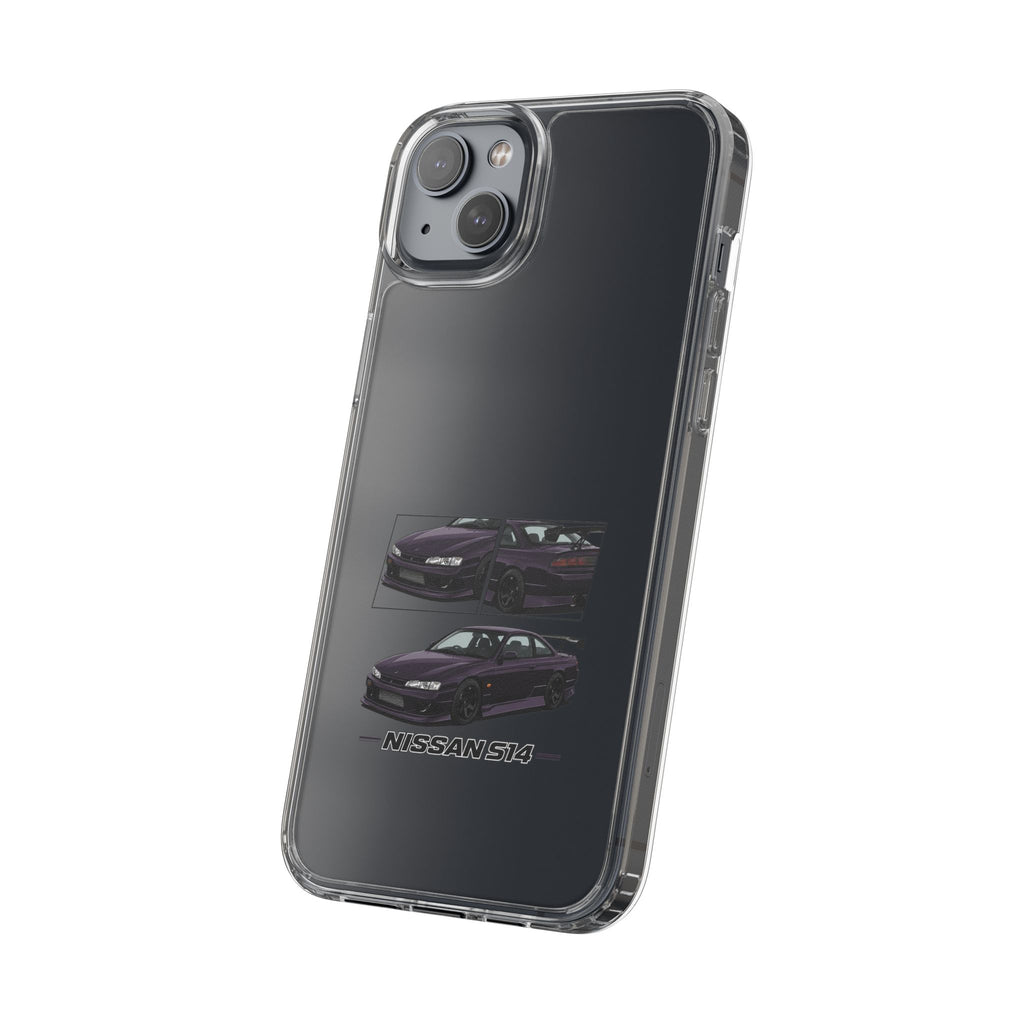 PURPLE NISSAN S14 PHONE CASES