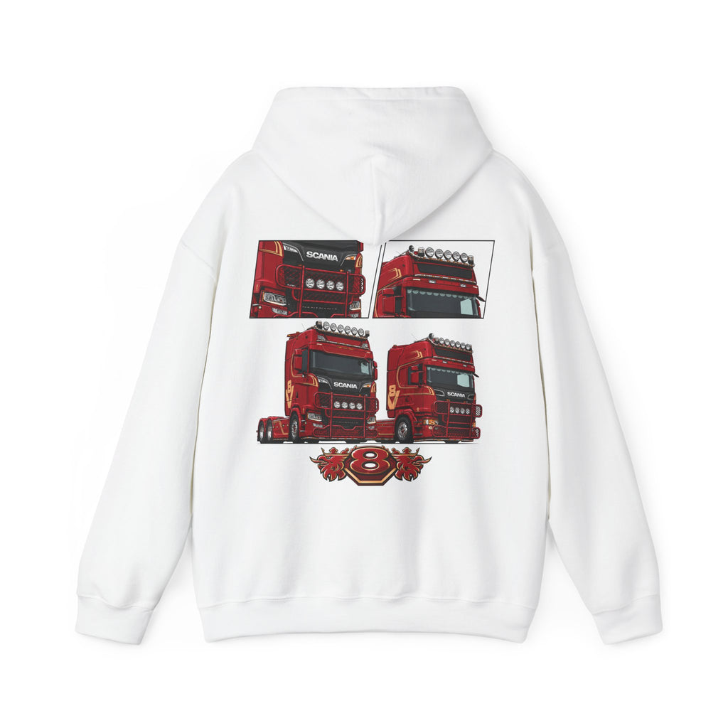 2 RED SCANIA S-SERIES JUMPER