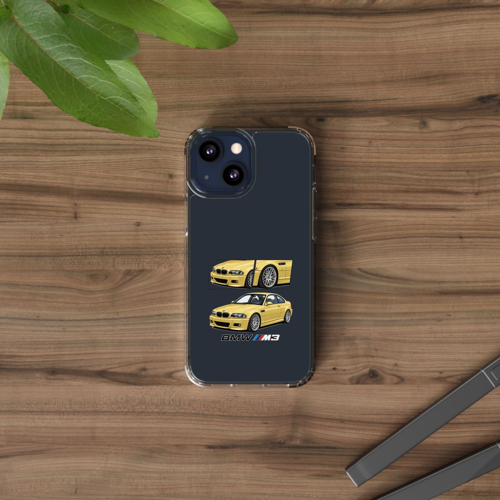 YELLOW BMW E46 PHONE CASES