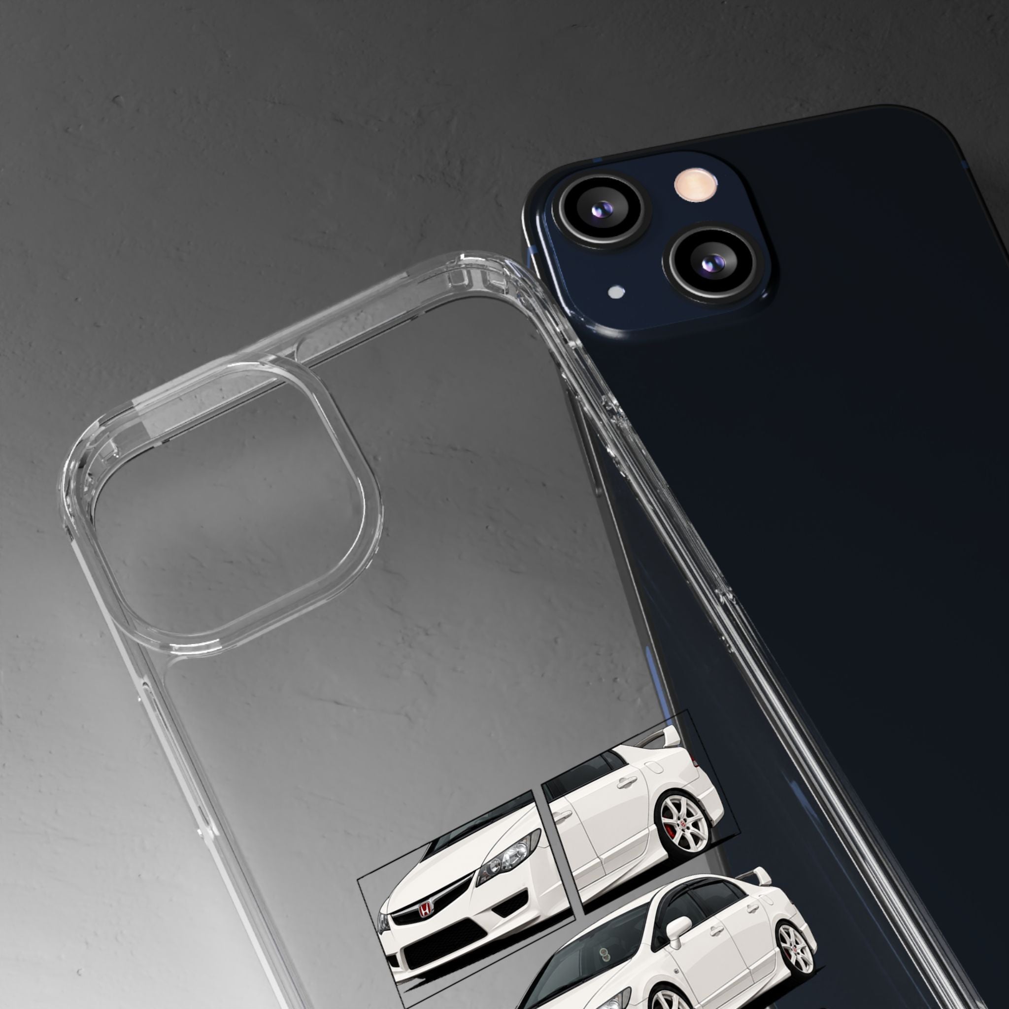 WHITE CIVIC FD PHONE CASES