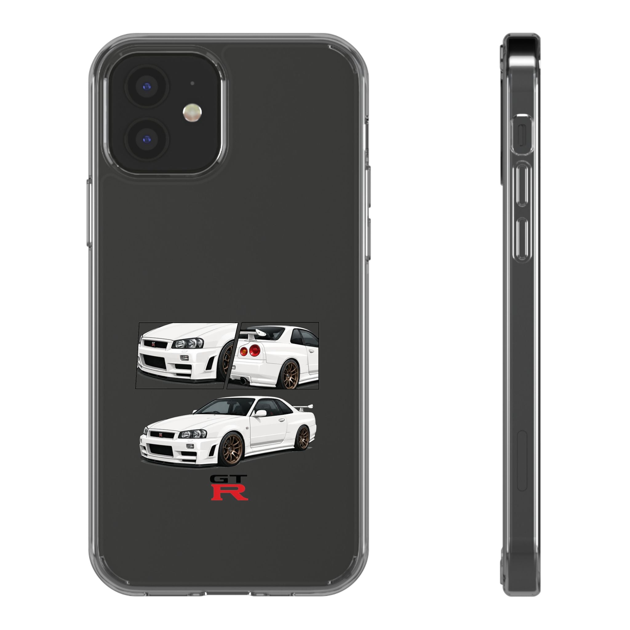 WHITE R34 GTR PHONE CASES
