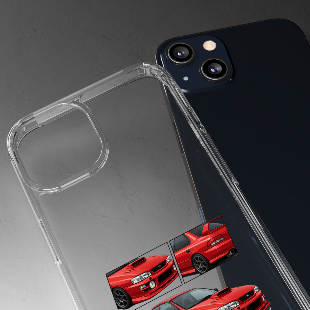RED IMPREZA GC8 PHONE CASES