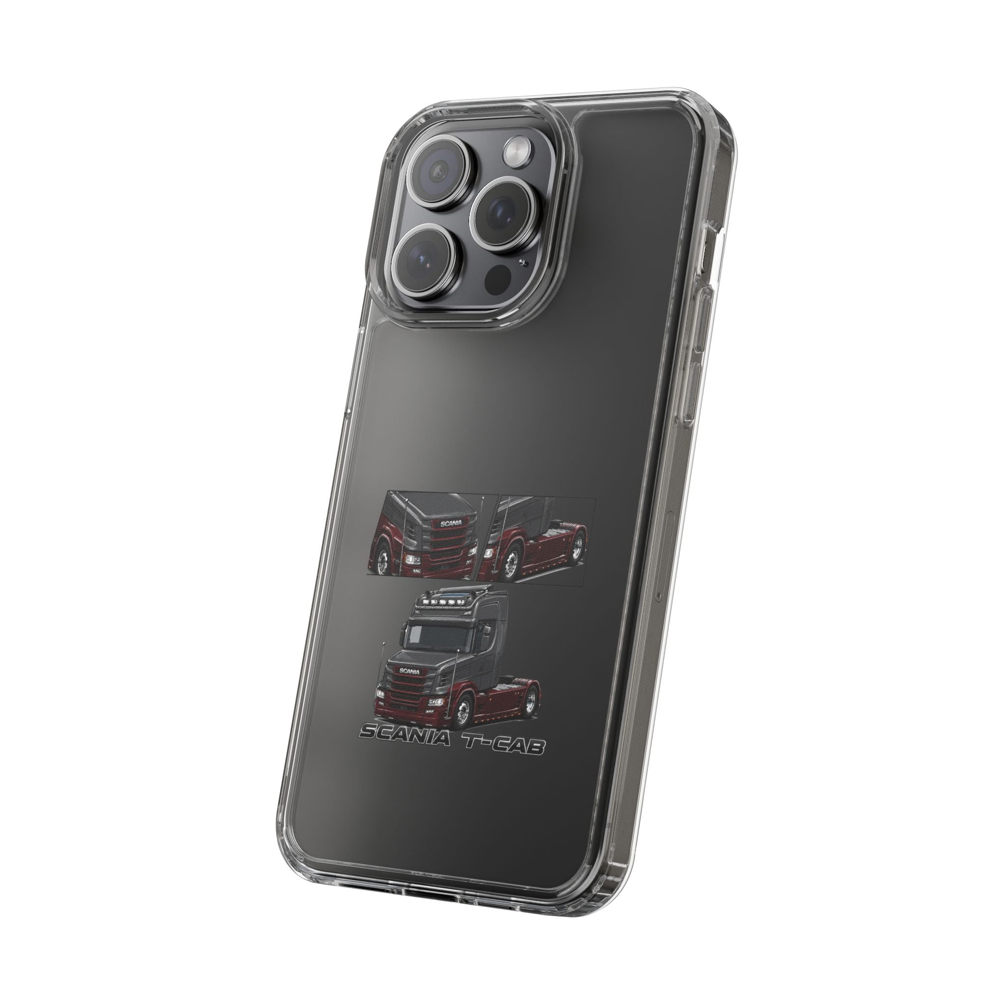 GREYBURGANDY SCANIA T-CAB PHONE CASES