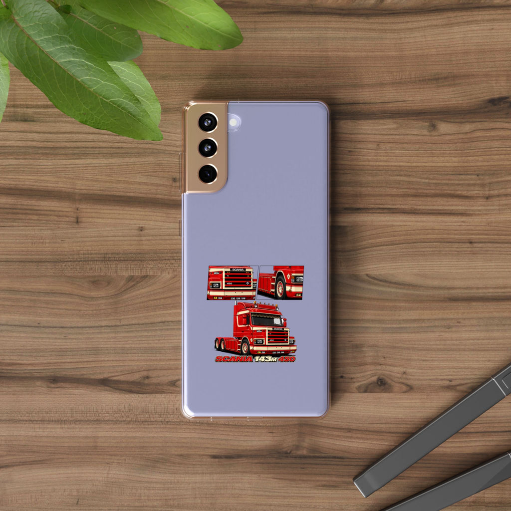 RED SCANIA 450 143M PHONE CASES