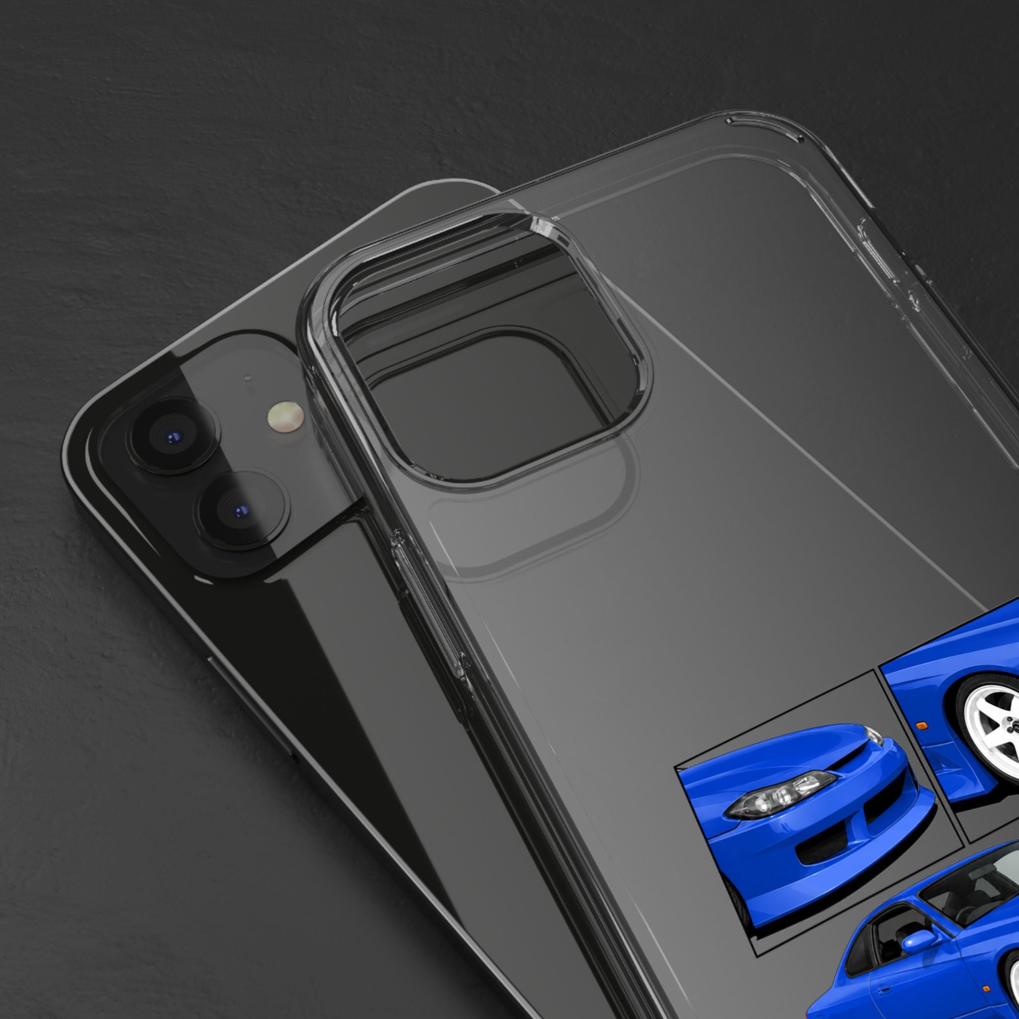BLUE NISSAN S15 PHONE CASES