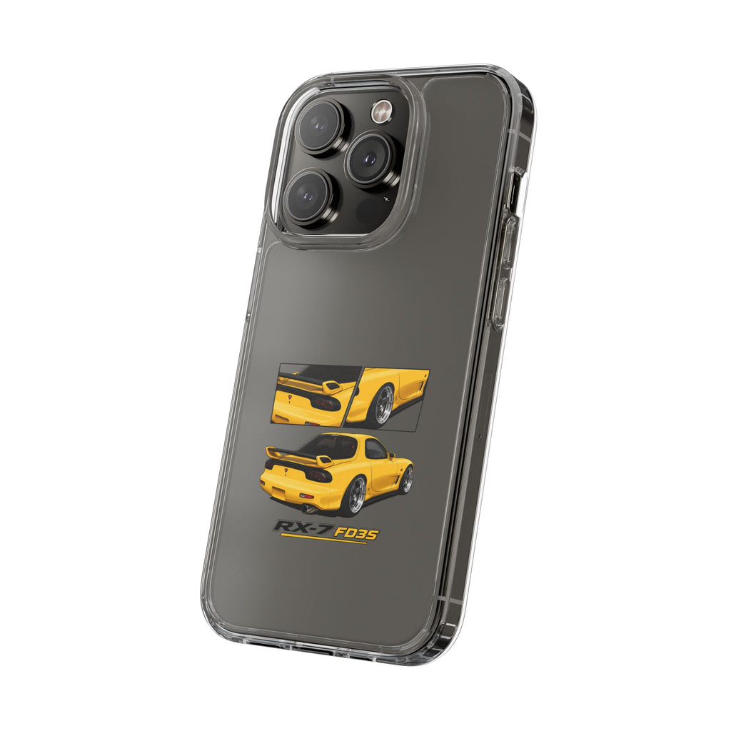 YELLOW MAZDA RX7 PHONE CASES