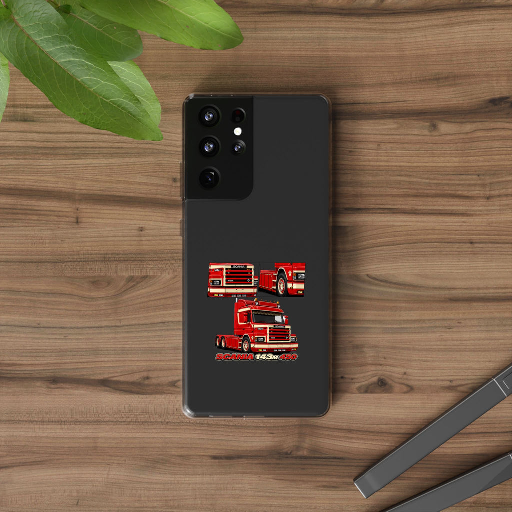 RED SCANIA 450 143M PHONE CASES