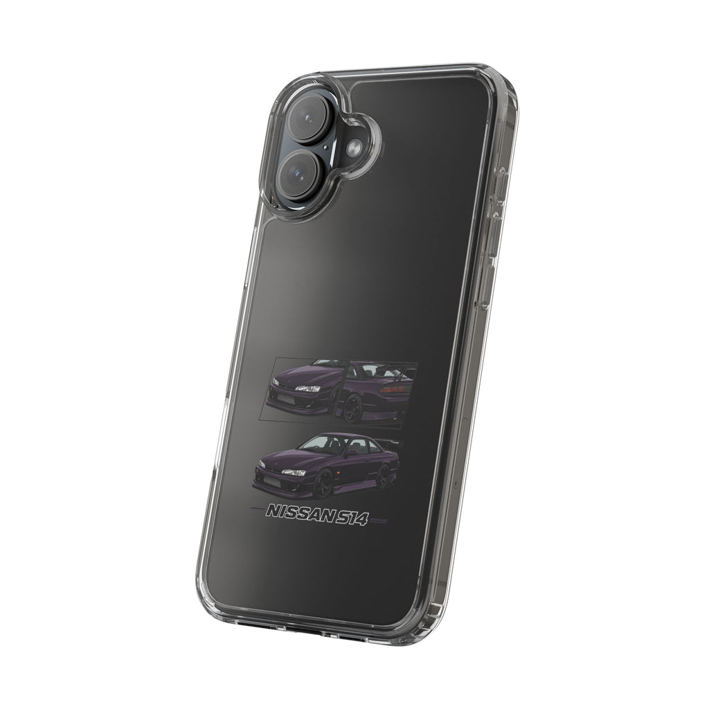 PURPLE NISSAN S14 PHONE CASES