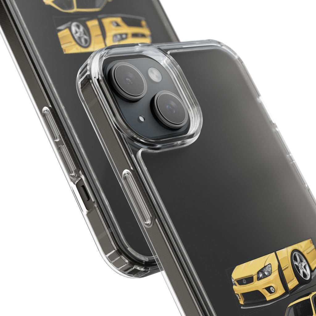 YELLOW LEXUS IS200 PHONE CASES